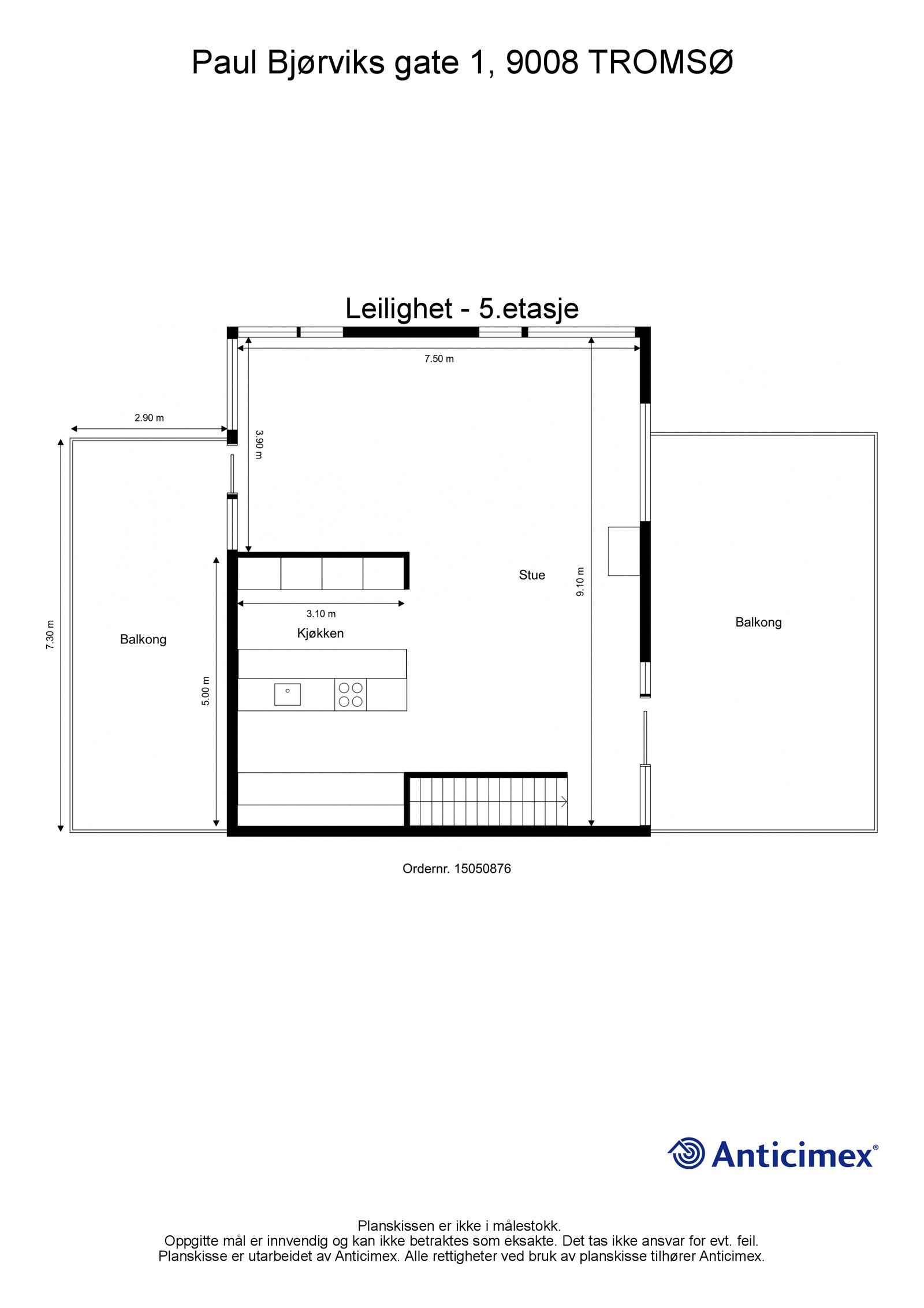 Plantegning 2. plan Galleribilde