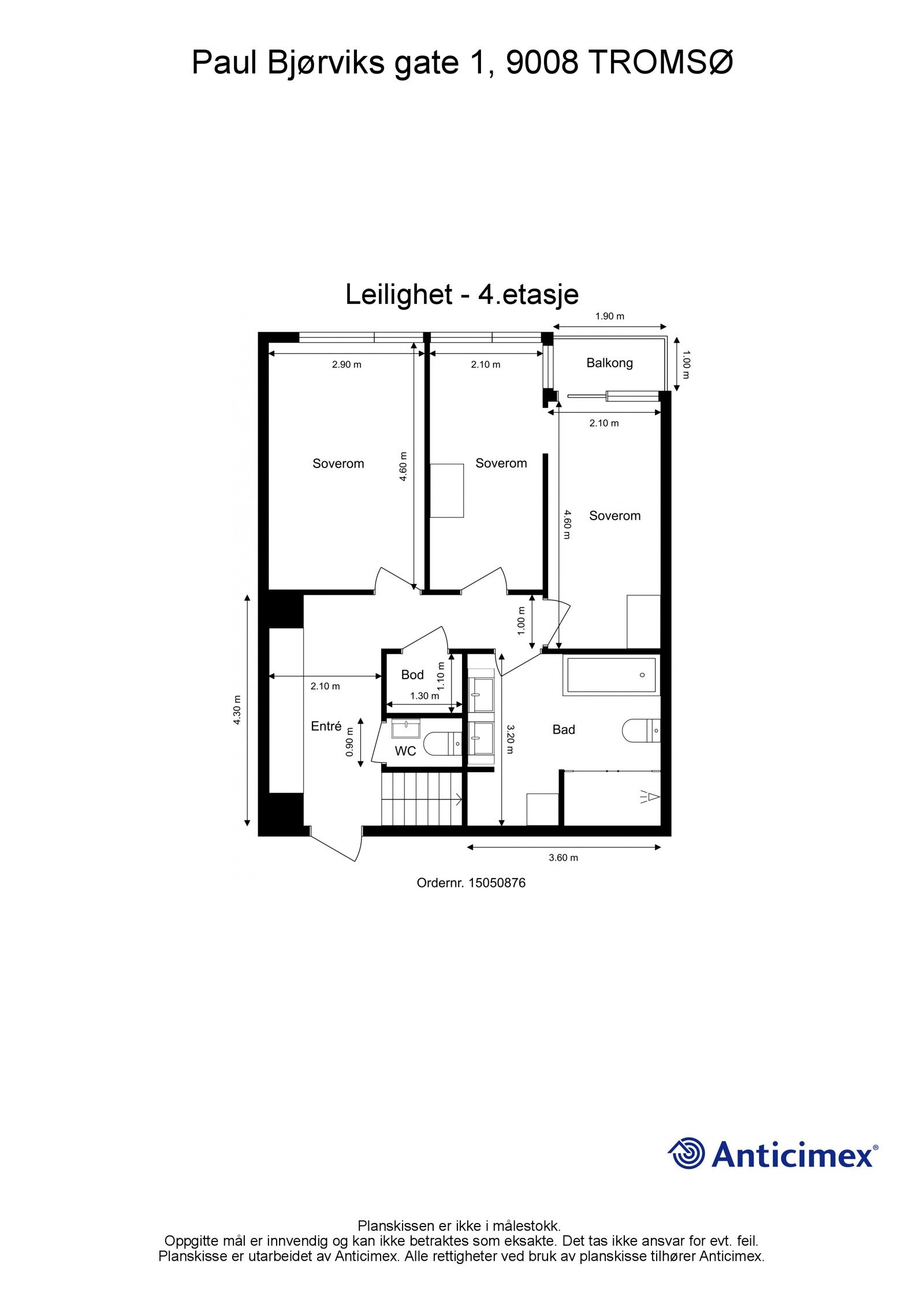 Plantegning 1. plan Galleribilde