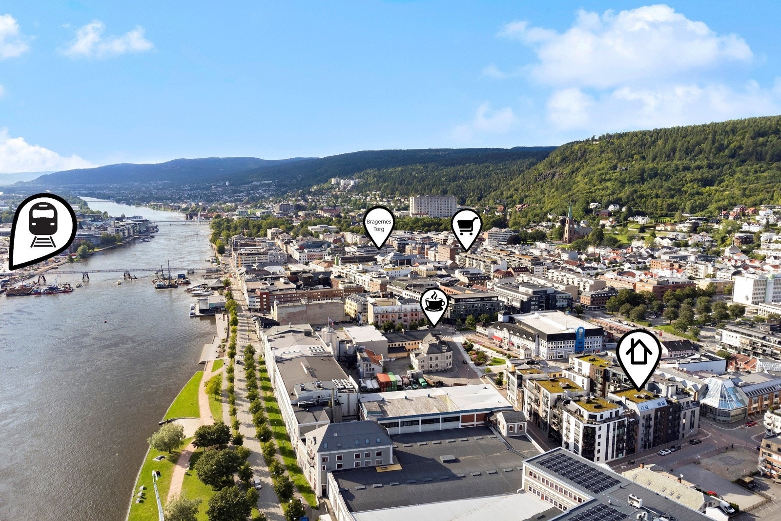 Gangavstand til alt | kun noen hundre meter fra den isfrie gågata, strandpromenaden og byens sentrum Galleribilde