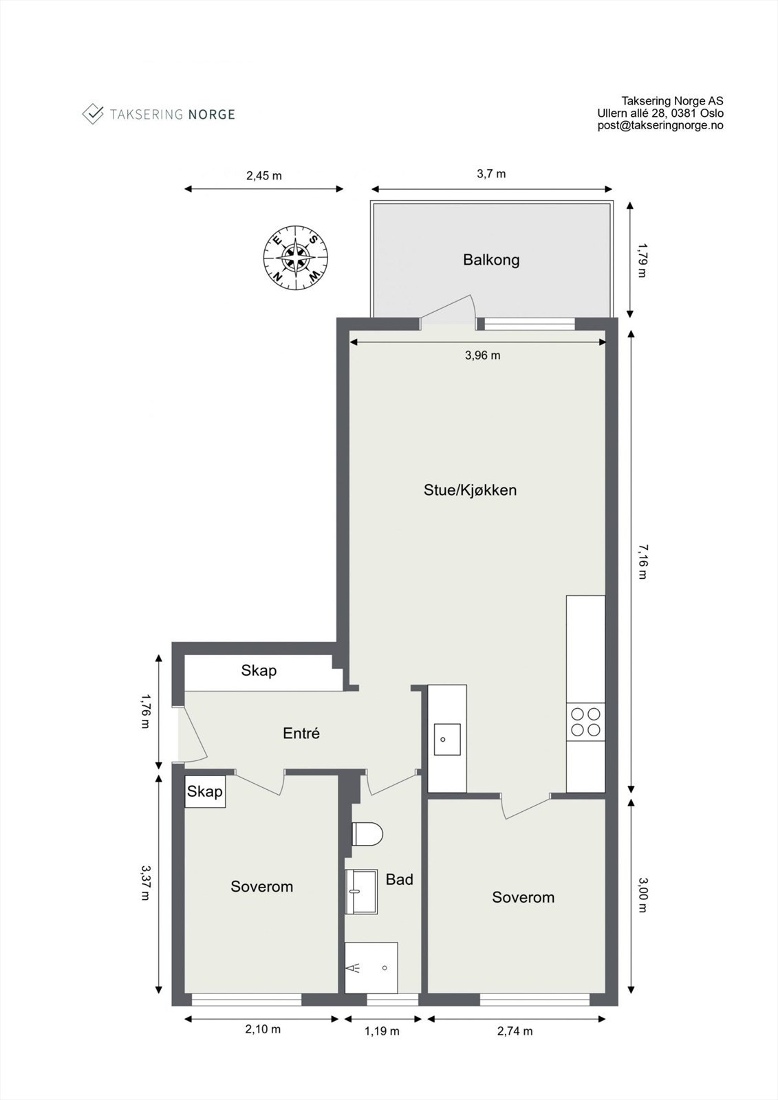 Plantegning Galleribilde