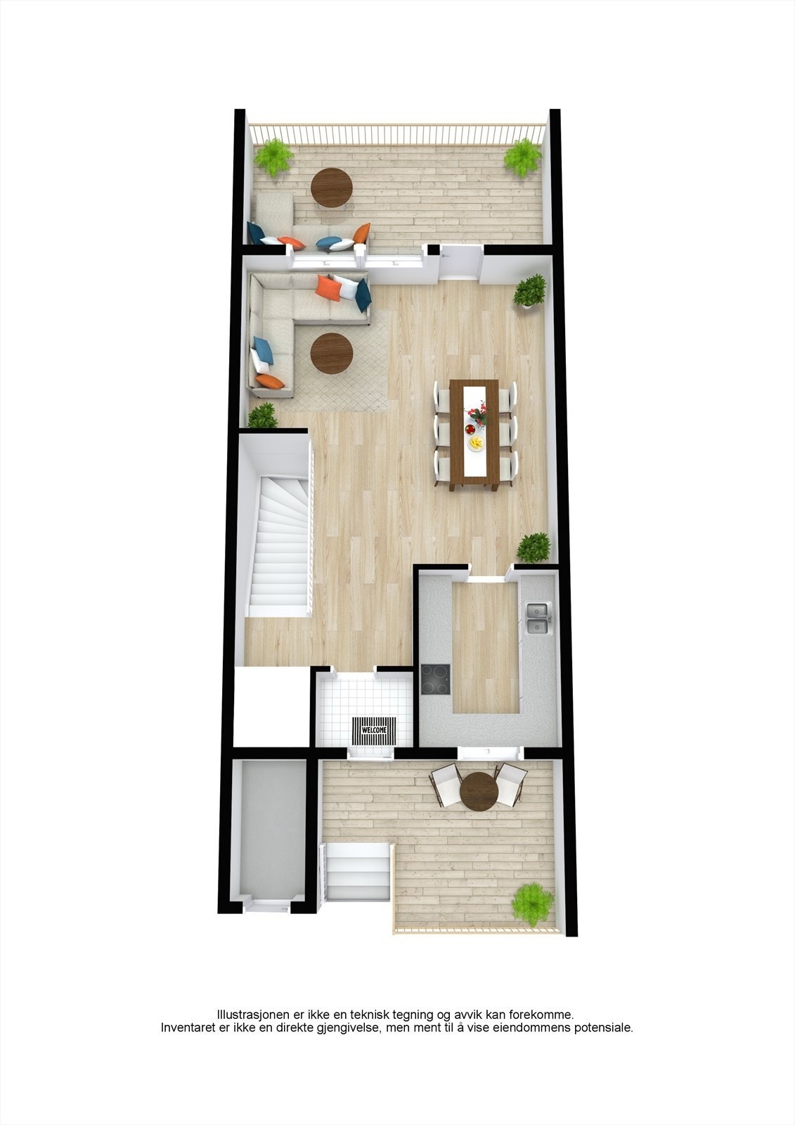 Gjør deg kjent med hovedetasjen Galleribilde