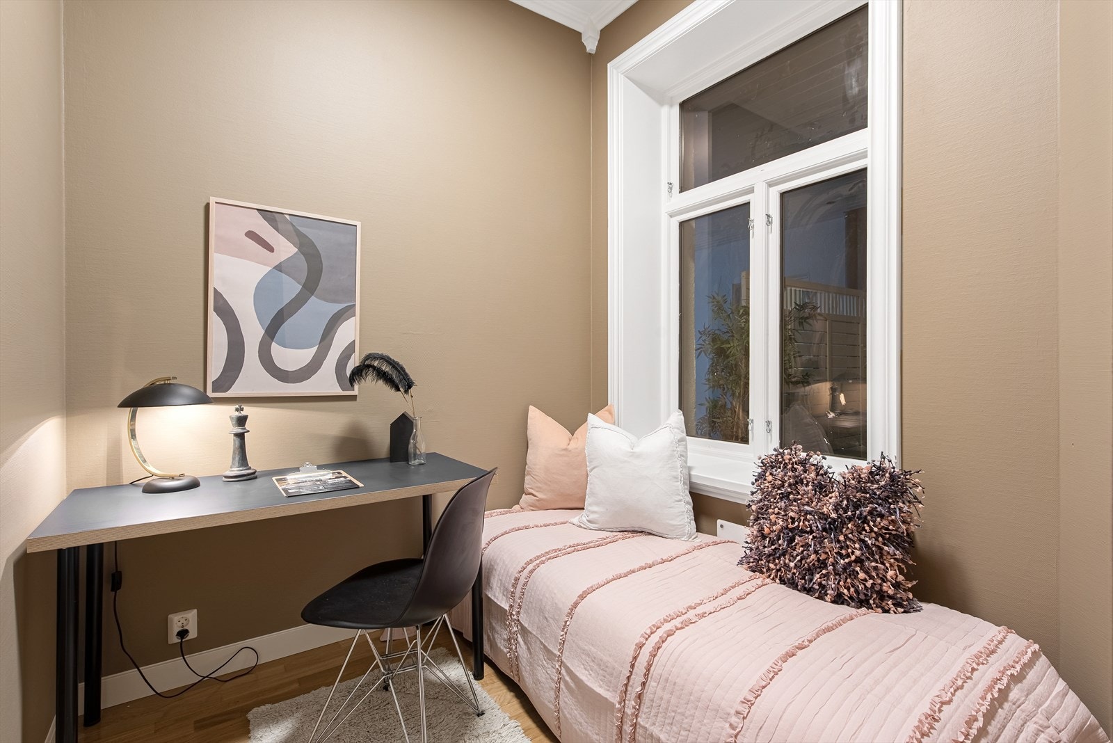 Leiligheten har to soverom Galleribilde