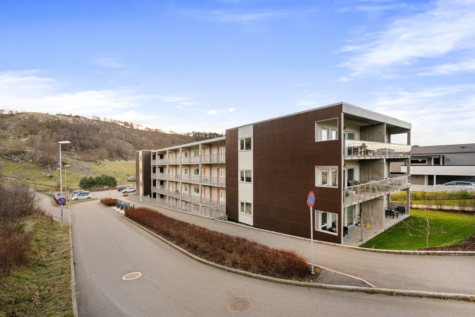 Til sameiet følger en felles sykkelparkering. Galleribilde