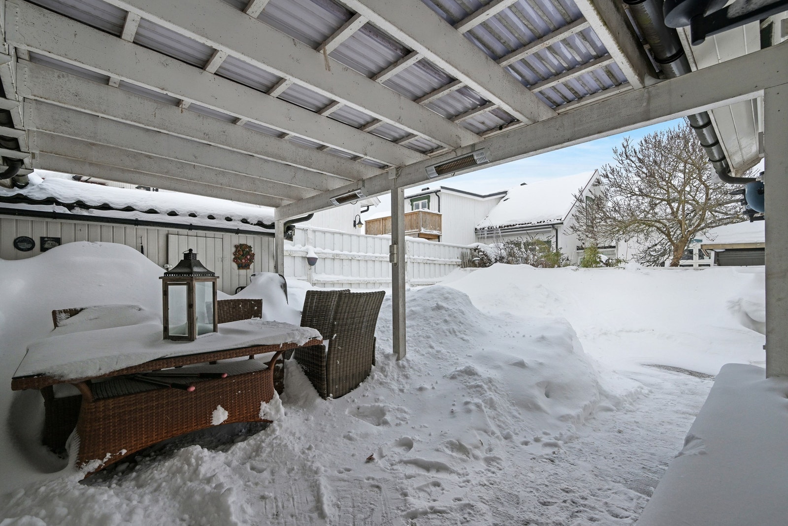Overbygget terrasse Galleribilde