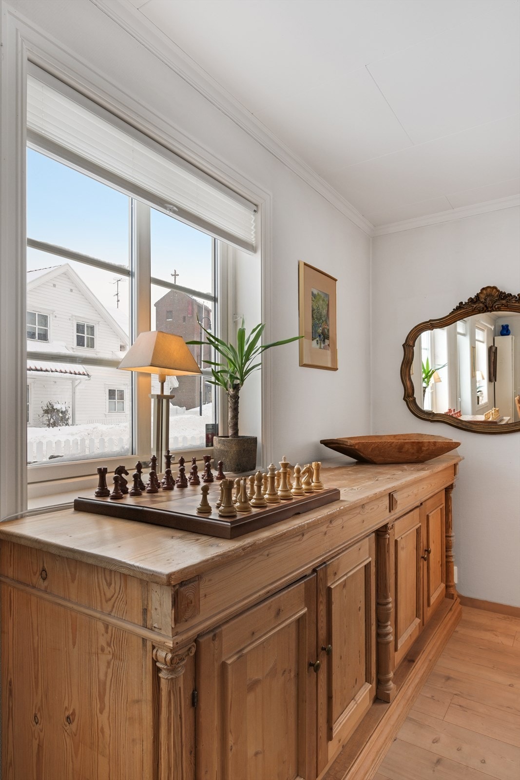 Utsikt til et hyggelig nabolag Galleribilde