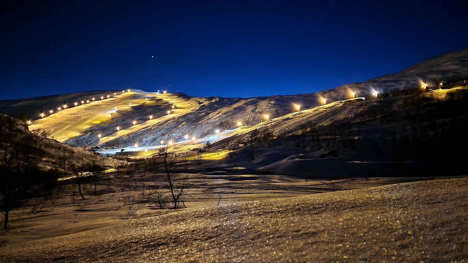 fra tomteområdet mot alpinbakken Galleribilde
