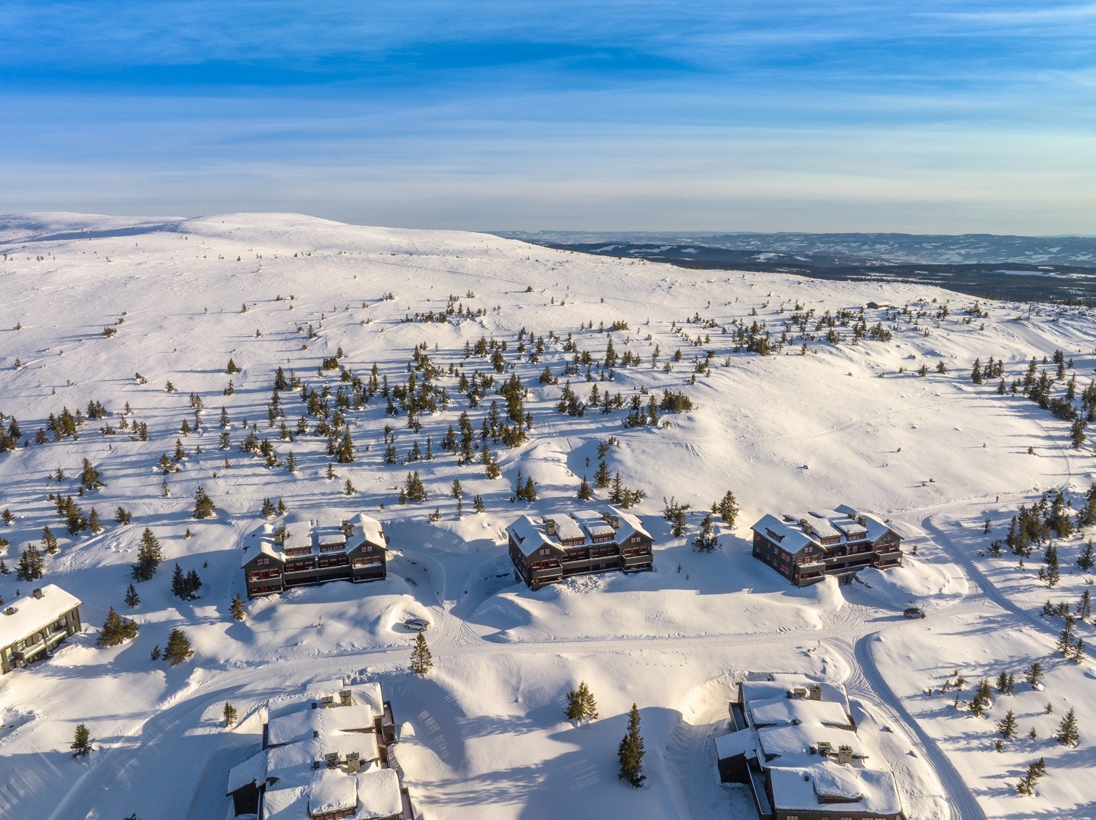 Fra leiligheten er det direkte tilførselsløype som fører til Hafjell Alpinsenter sitt løypenett. Galleribilde