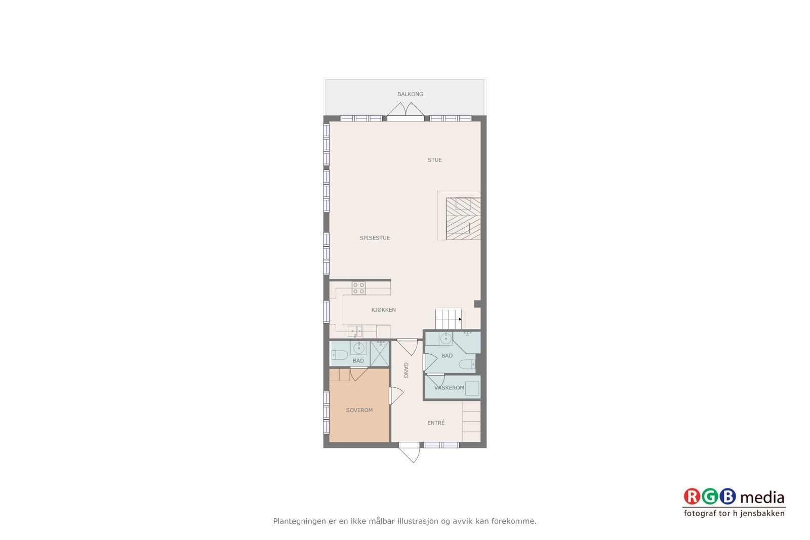 Plantegning Galleribilde