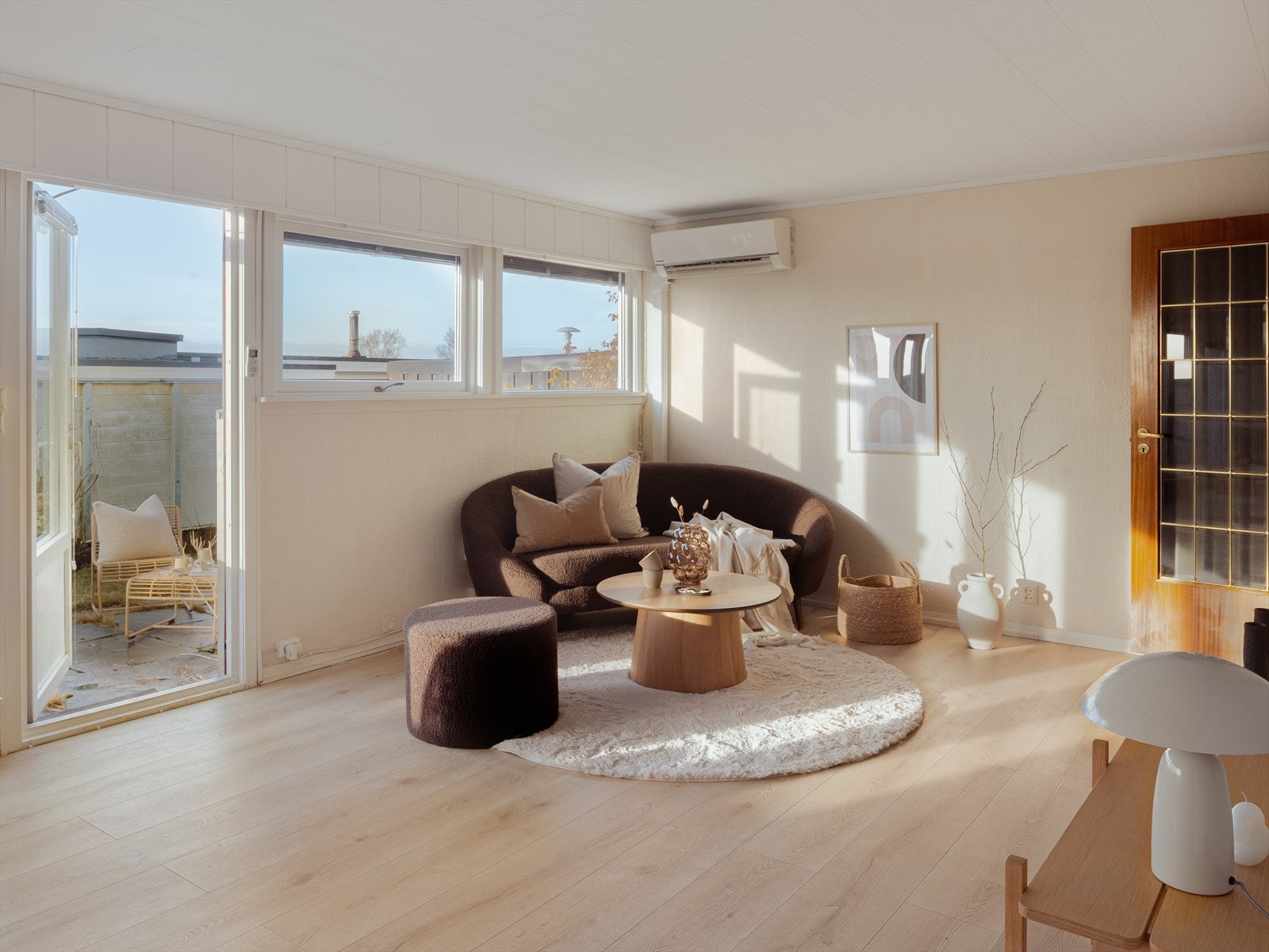 Varmepumpen fra 2015 sørger for jevn og god innetemperatur. Galleribilde