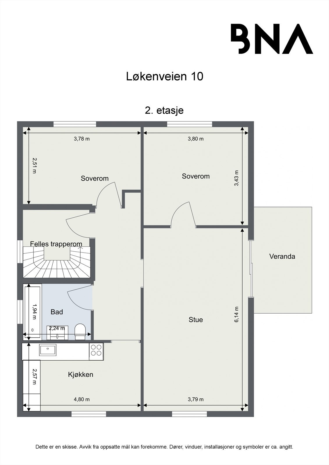 Plantegning Galleribilde