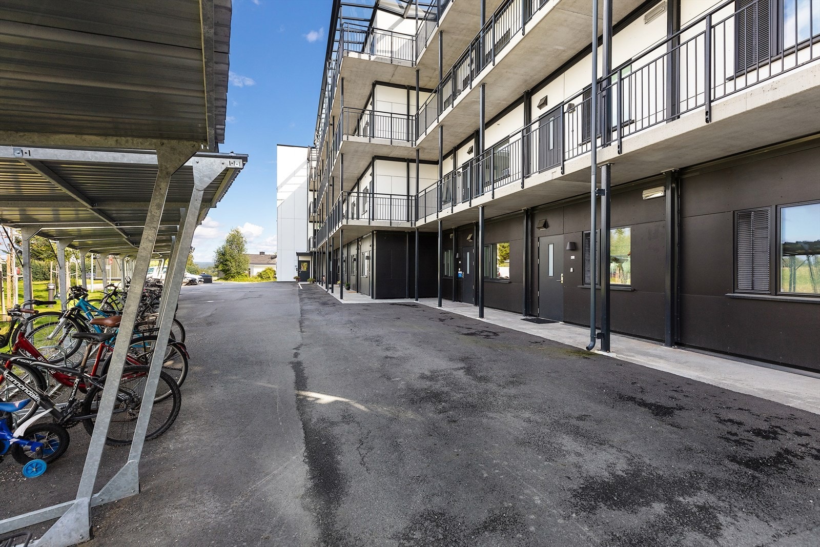 Utvendig fasade. Galleribilde