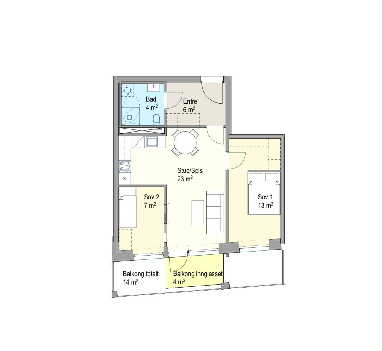 Plantegning til orientering. Galleribilde