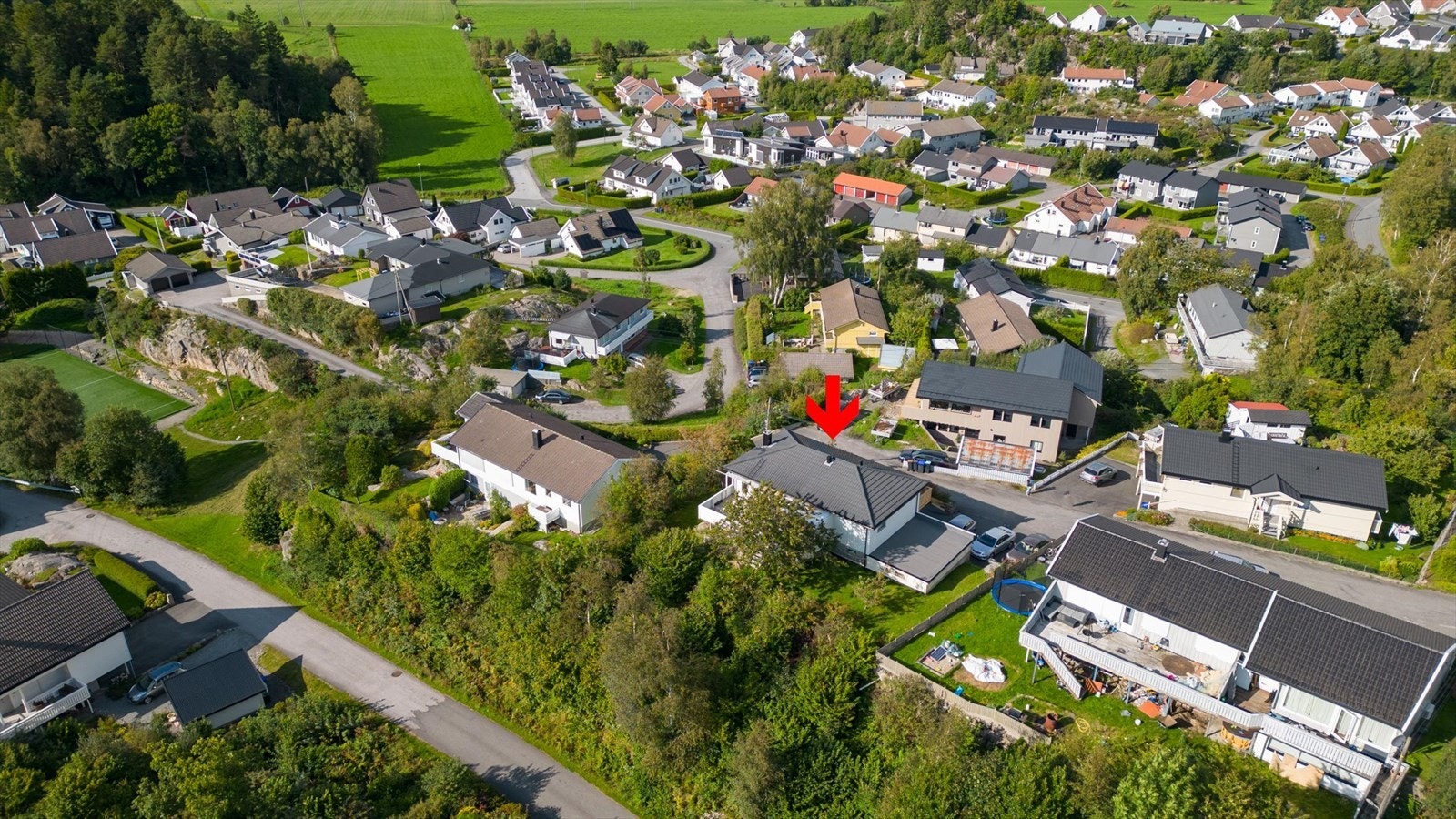 Oversikt boligområdet Galleribilde