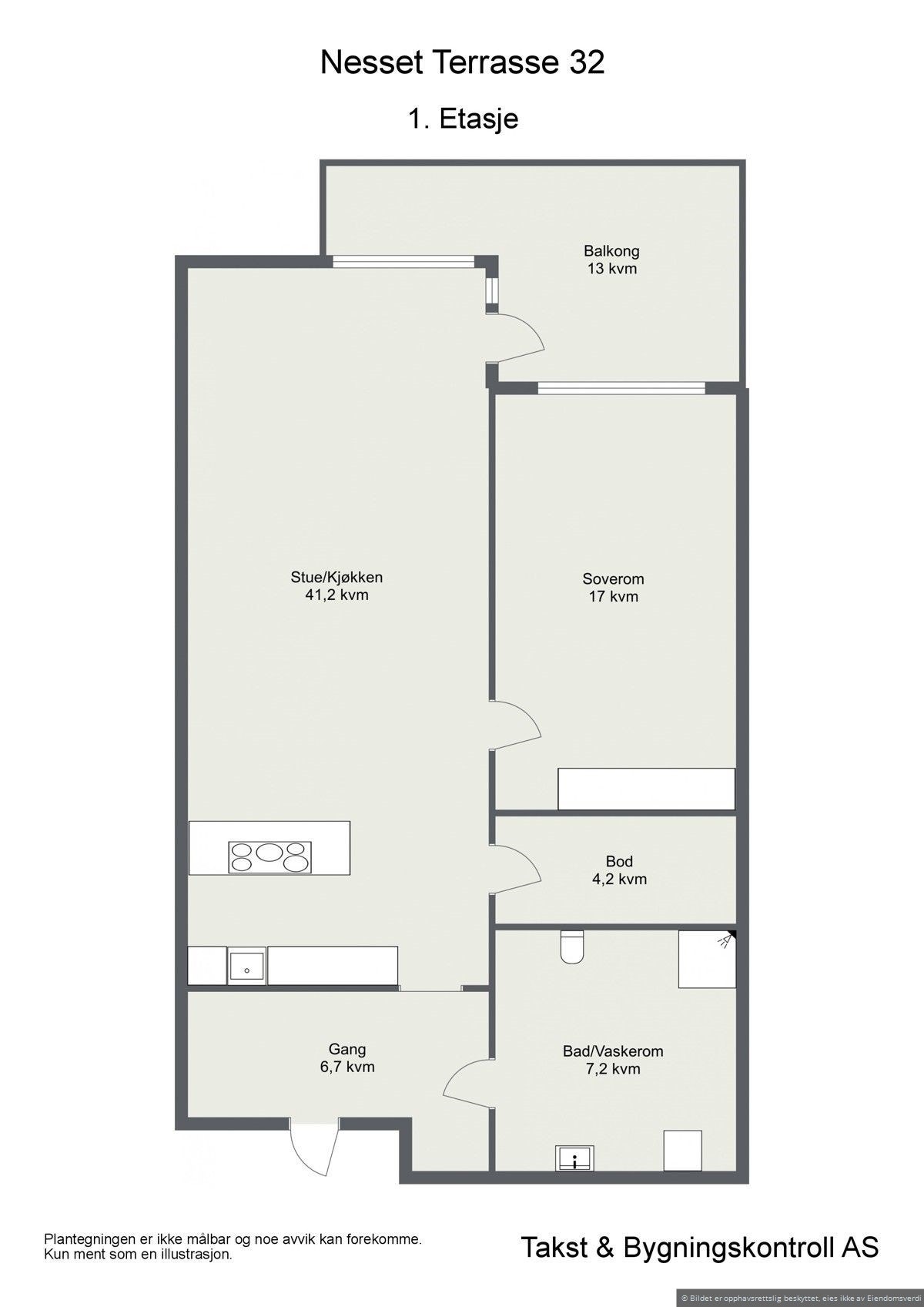 Plantegning Galleribilde