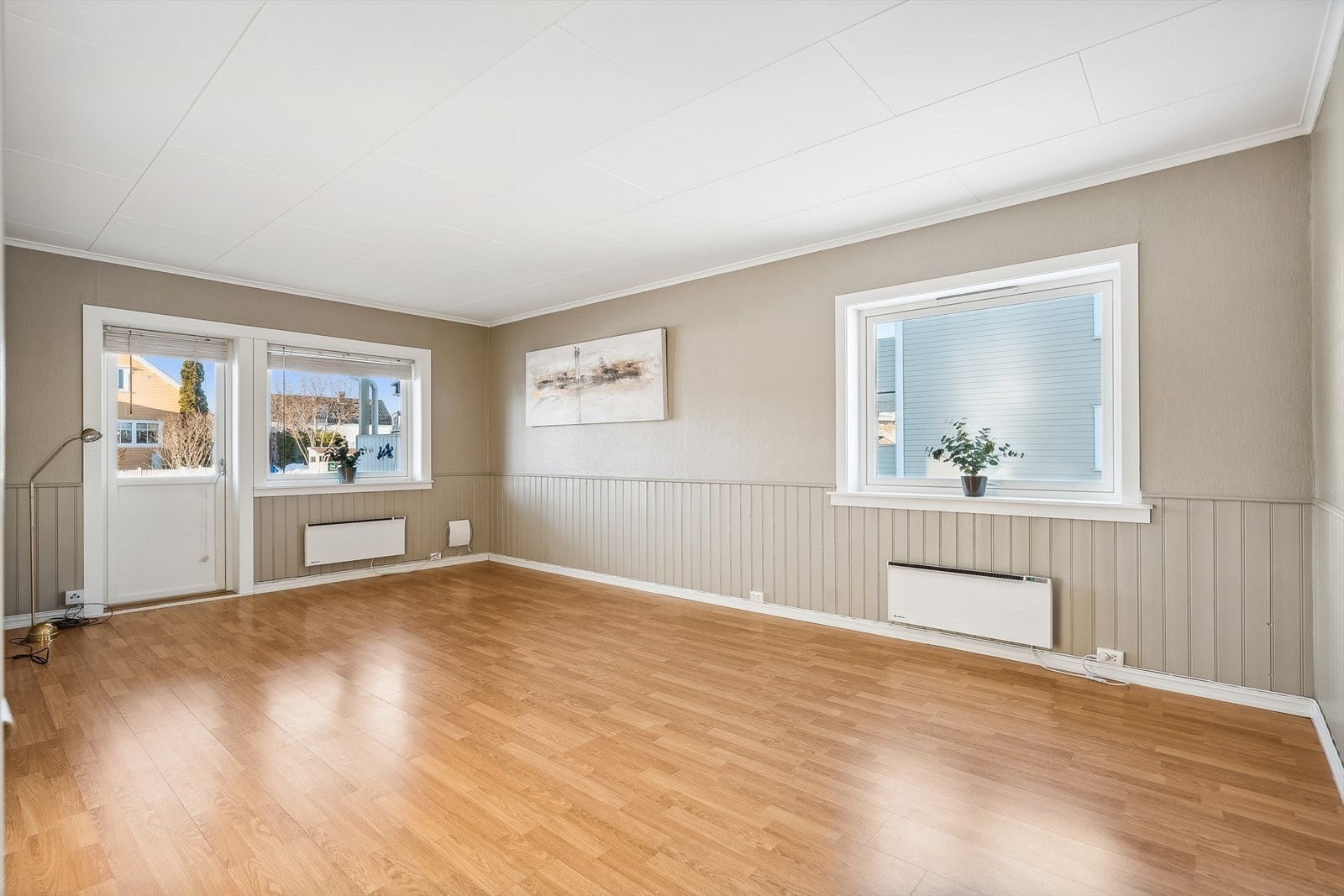 Delikat farge på veggene. Galleribilde