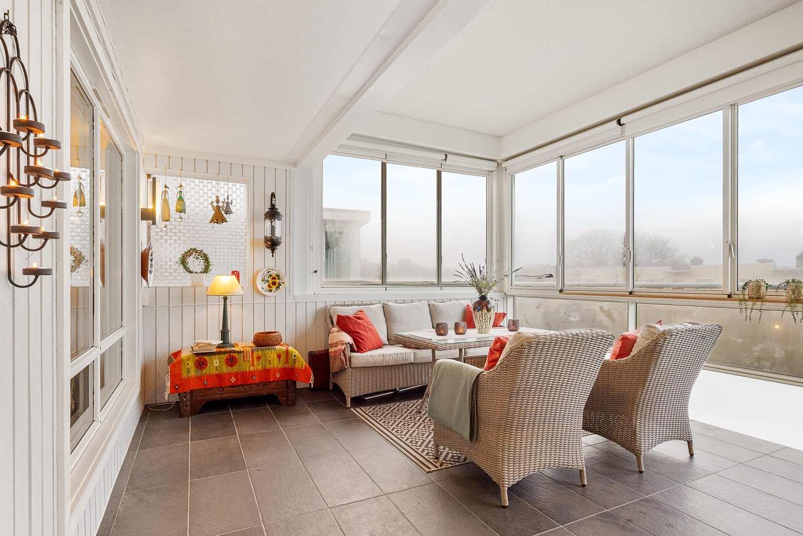 Innglasset balkong på ca. 29m² Galleribilde