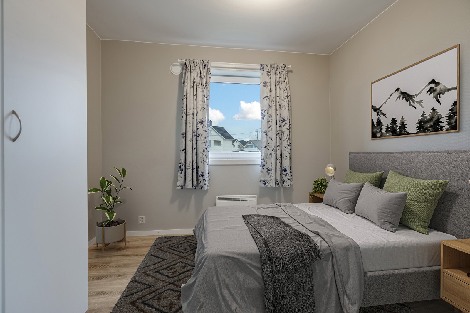 Bildet er digitalt møblert Galleribilde