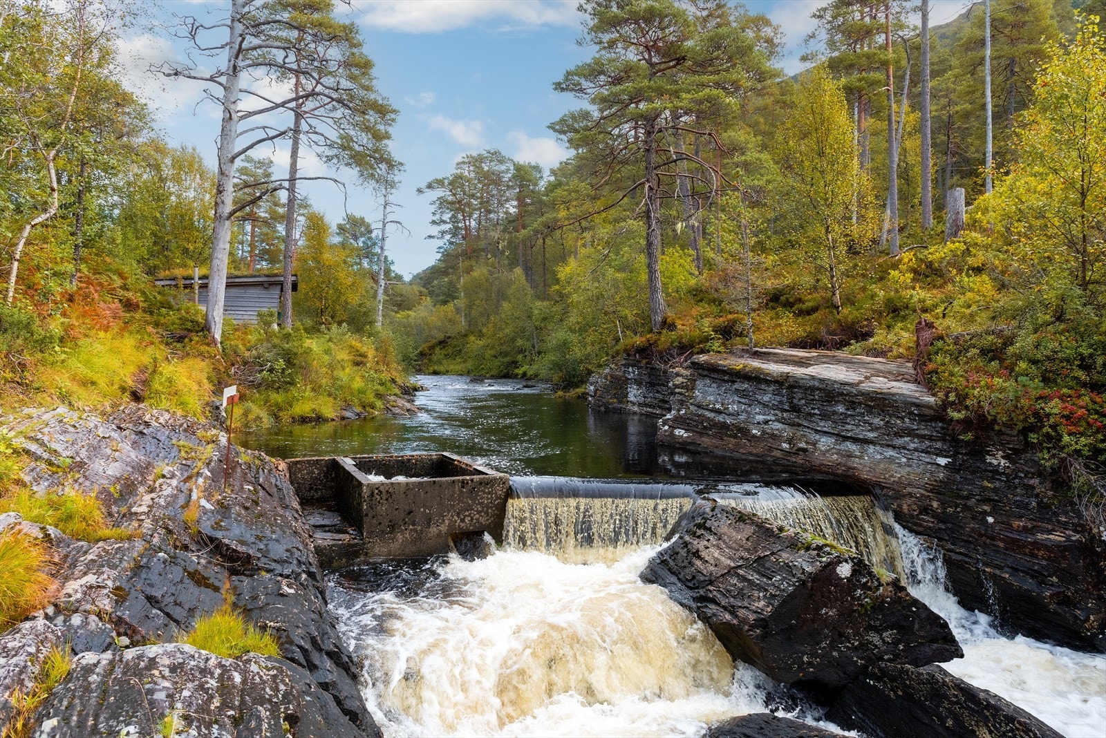 Elv tilhørende eiendommen Galleribilde