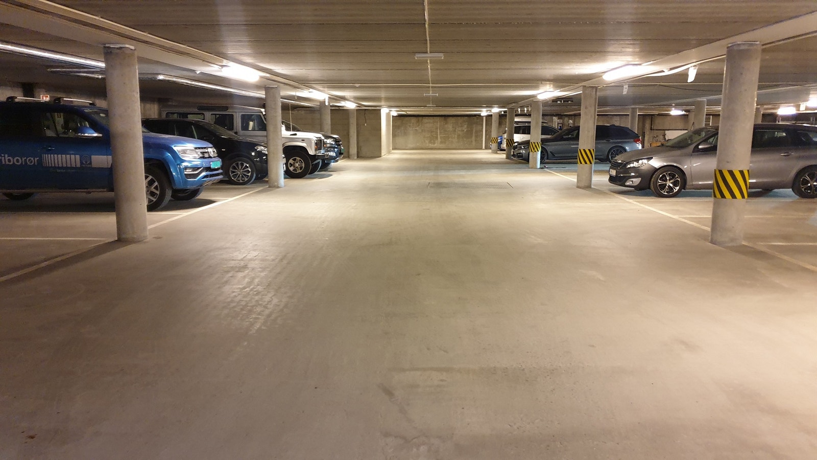 Parkeringskjeller - Her kan det bygges noe lager Galleribilde