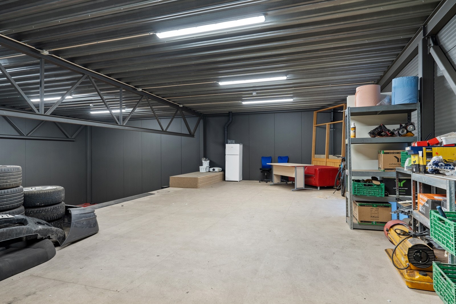 Mesaningen, hvor det også er mulig å etablere en hyggelig sosial sone. Mesaninen er større enn godkjent. Galleribilde