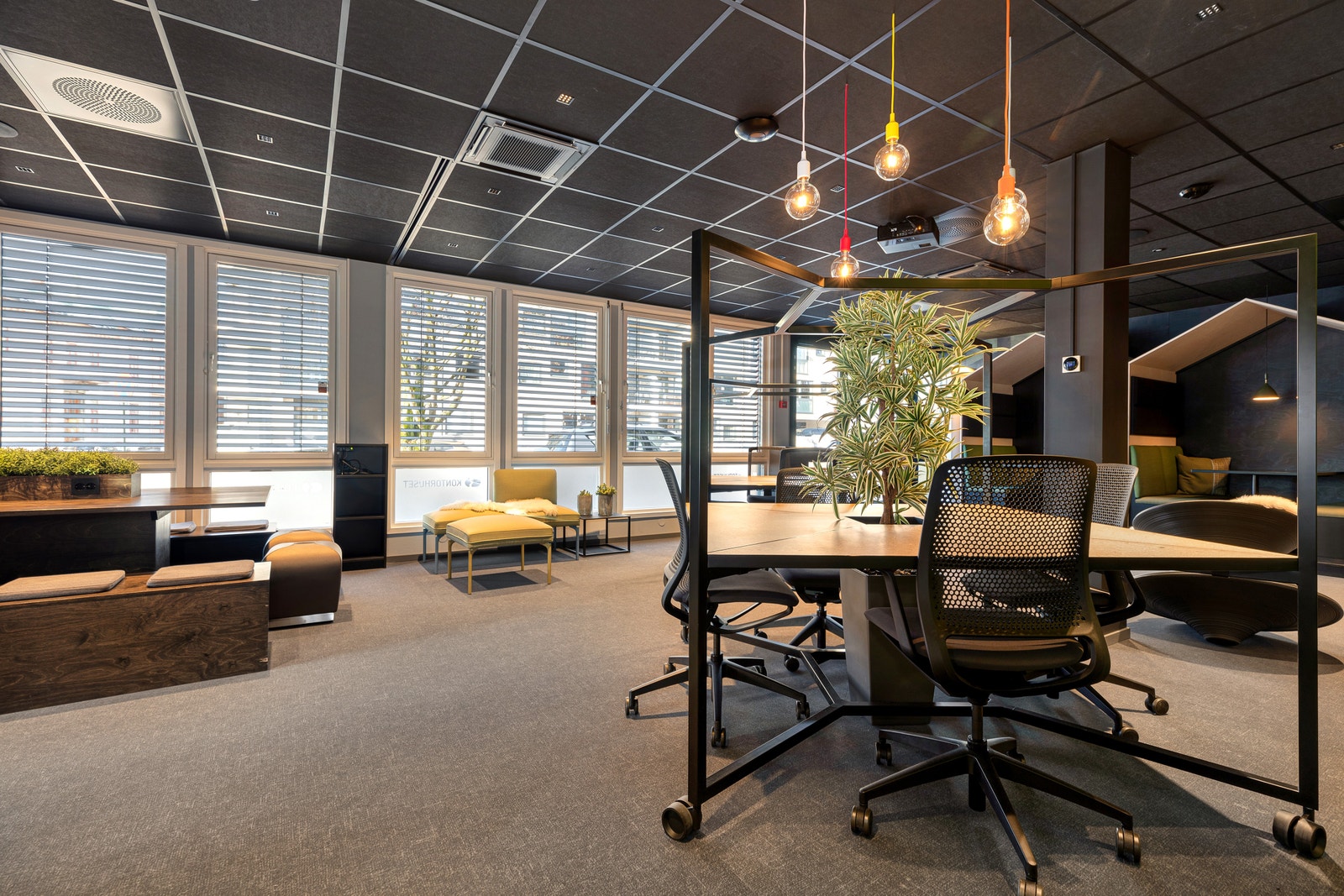 Fleksible kontorplasser. Galleribilde