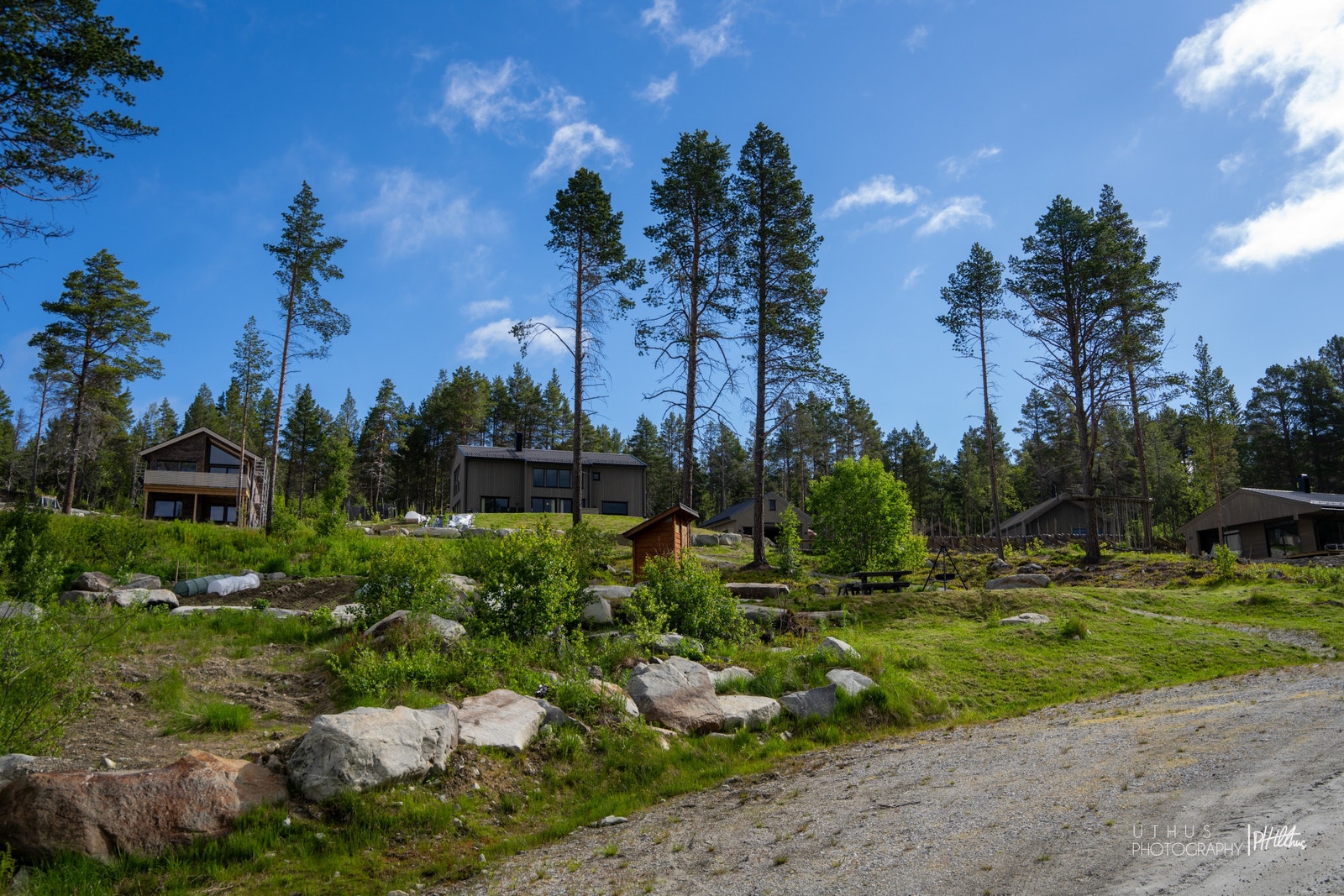 Hjertet i feltet, fellesområdet, en hyggelig møteplass for både små og store Galleribilde