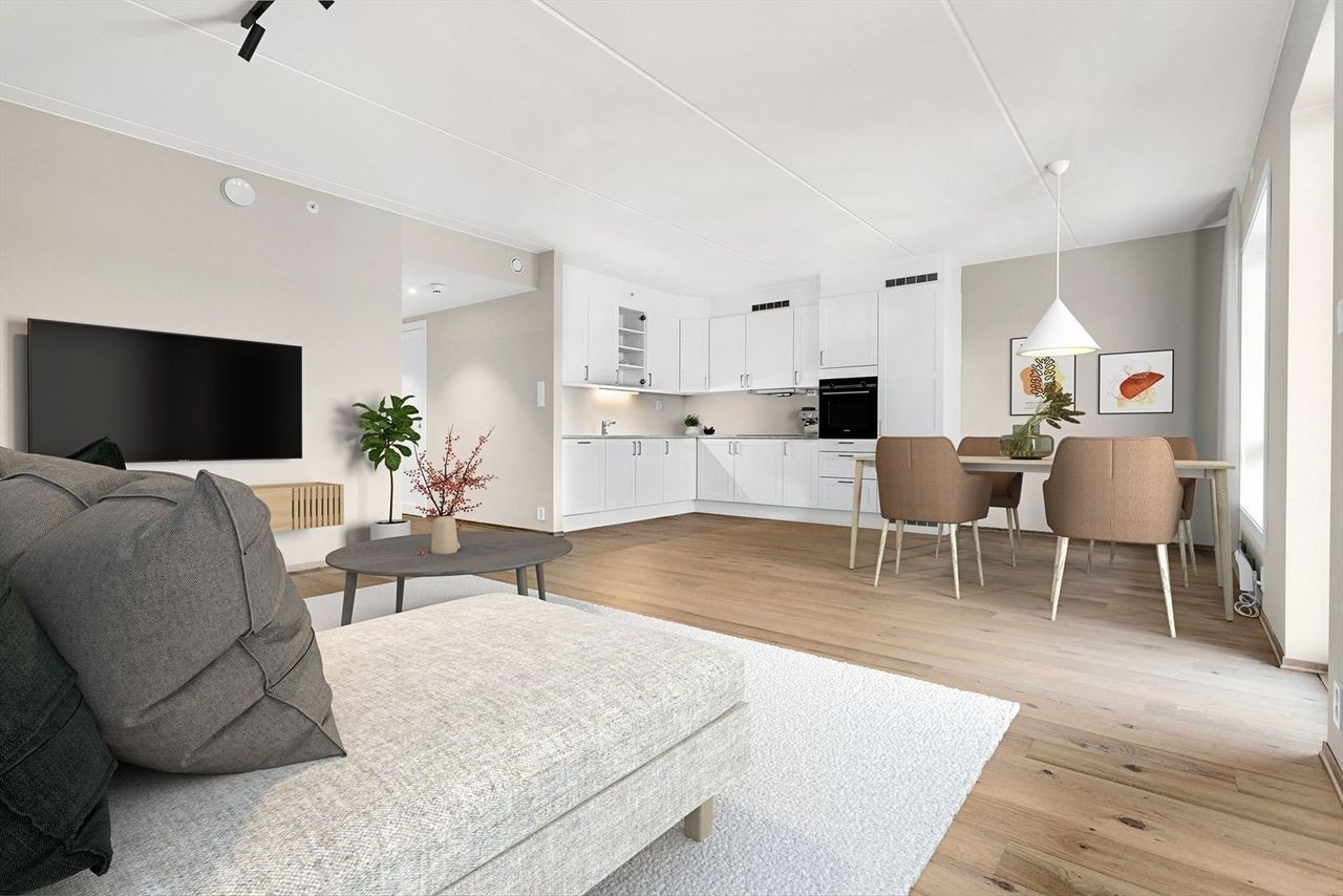 Oversiktsbilde mot kjøkken Galleribilde