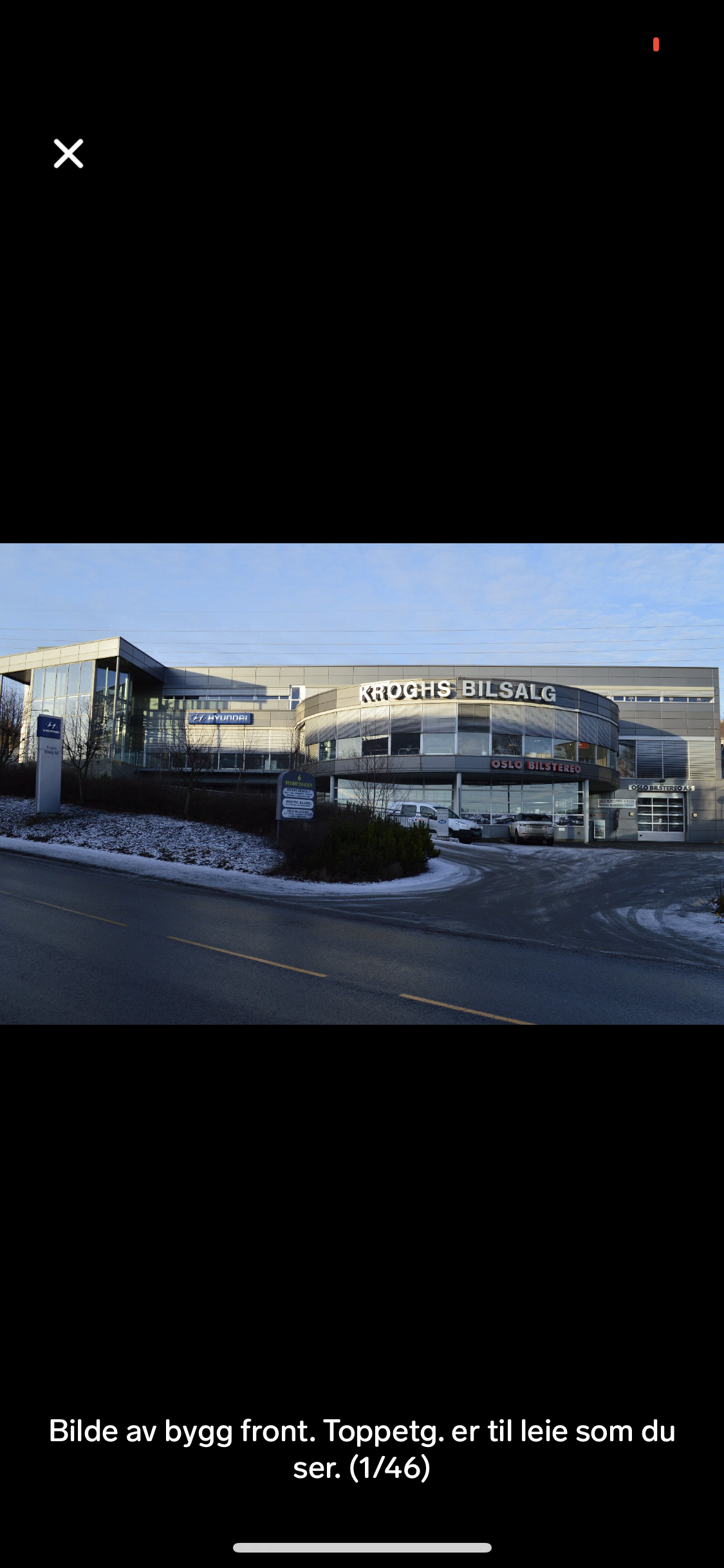 Flott beliggenhet med utsikt over Groruddalen. Galleribilde