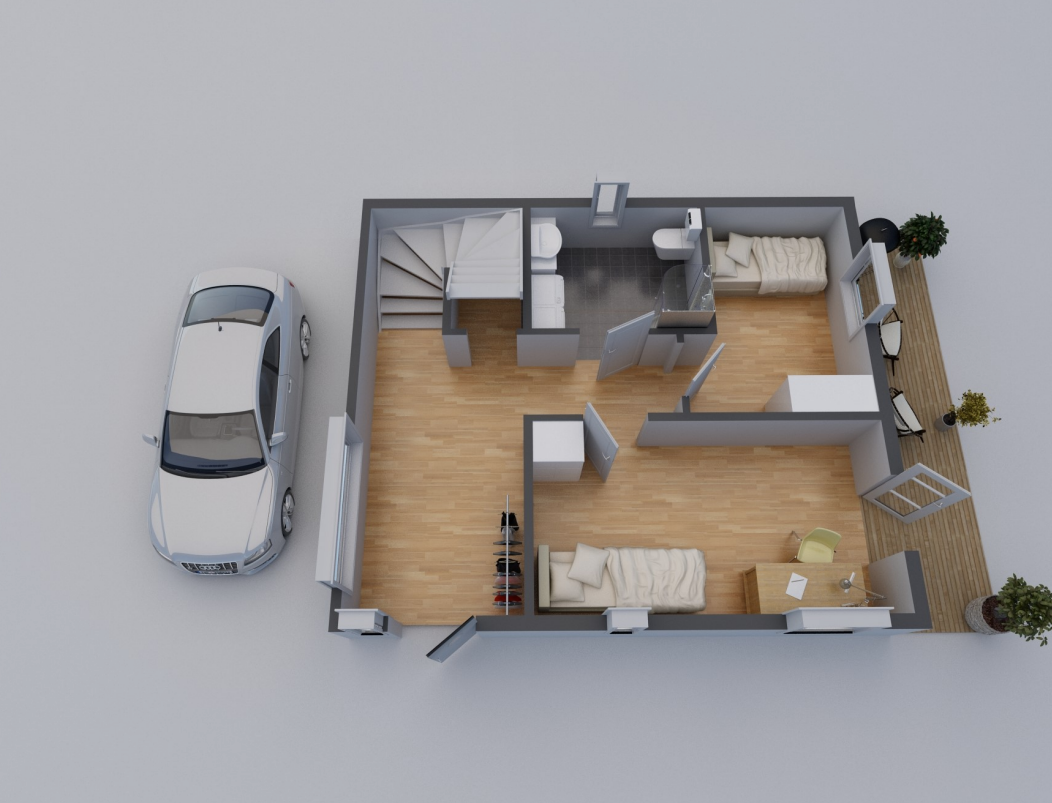 Perspektiv plan 1 Galleribilde