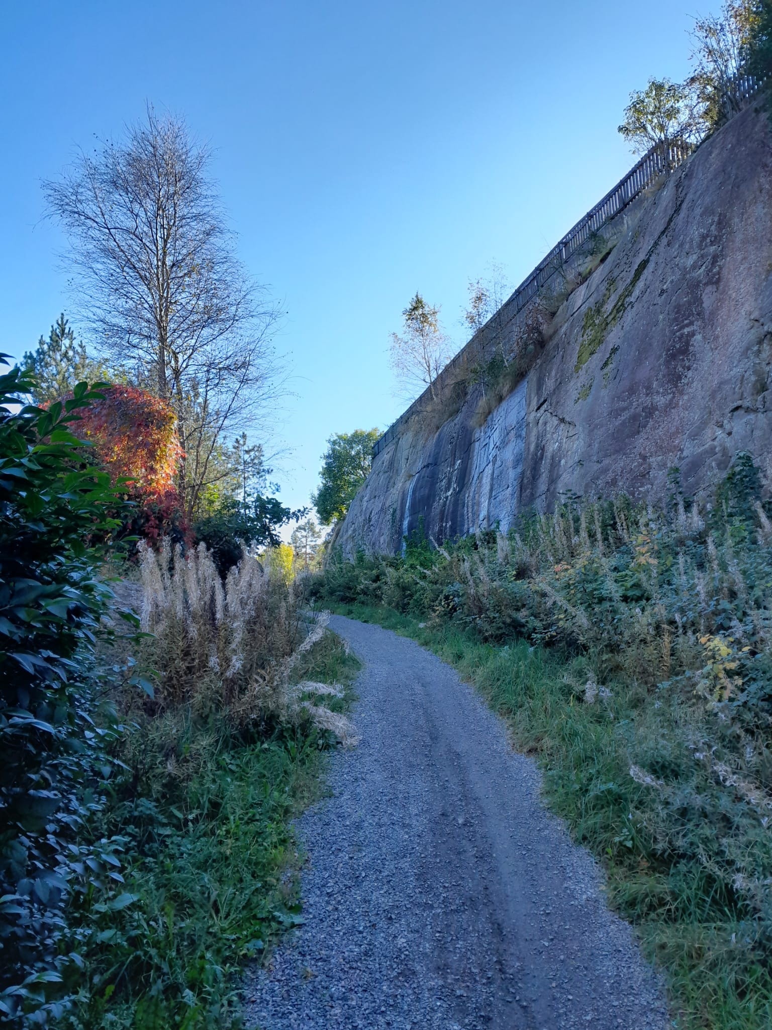 Bak huset finner du snarveien til busstoppet som ligger 4 minutter unna Galleribilde