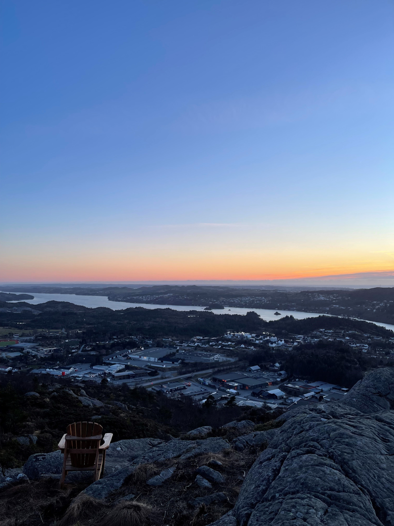 Fra toppen av helgelandsfjellet!