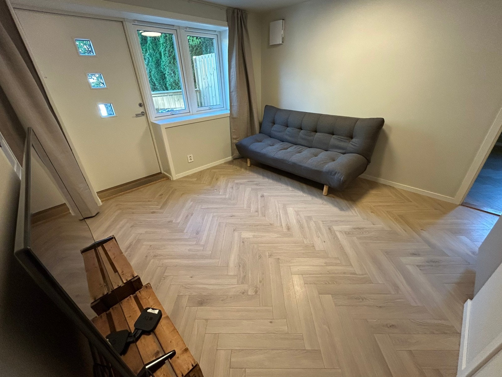 Nyoppusset, varme i gulv, ventilasjonsanlegg. Galleribilde