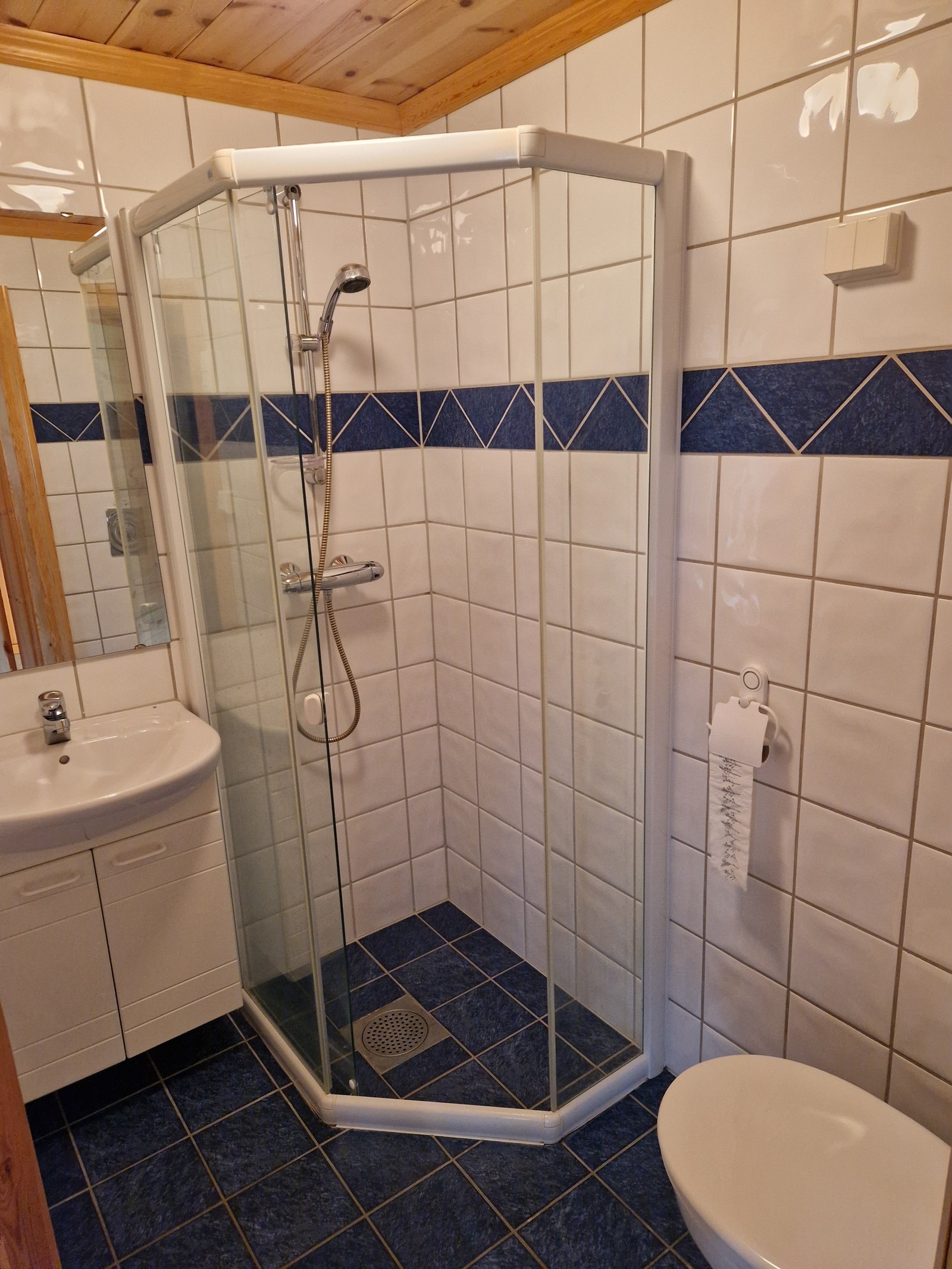 Mindre bad med dusj og toalett Galleribilde