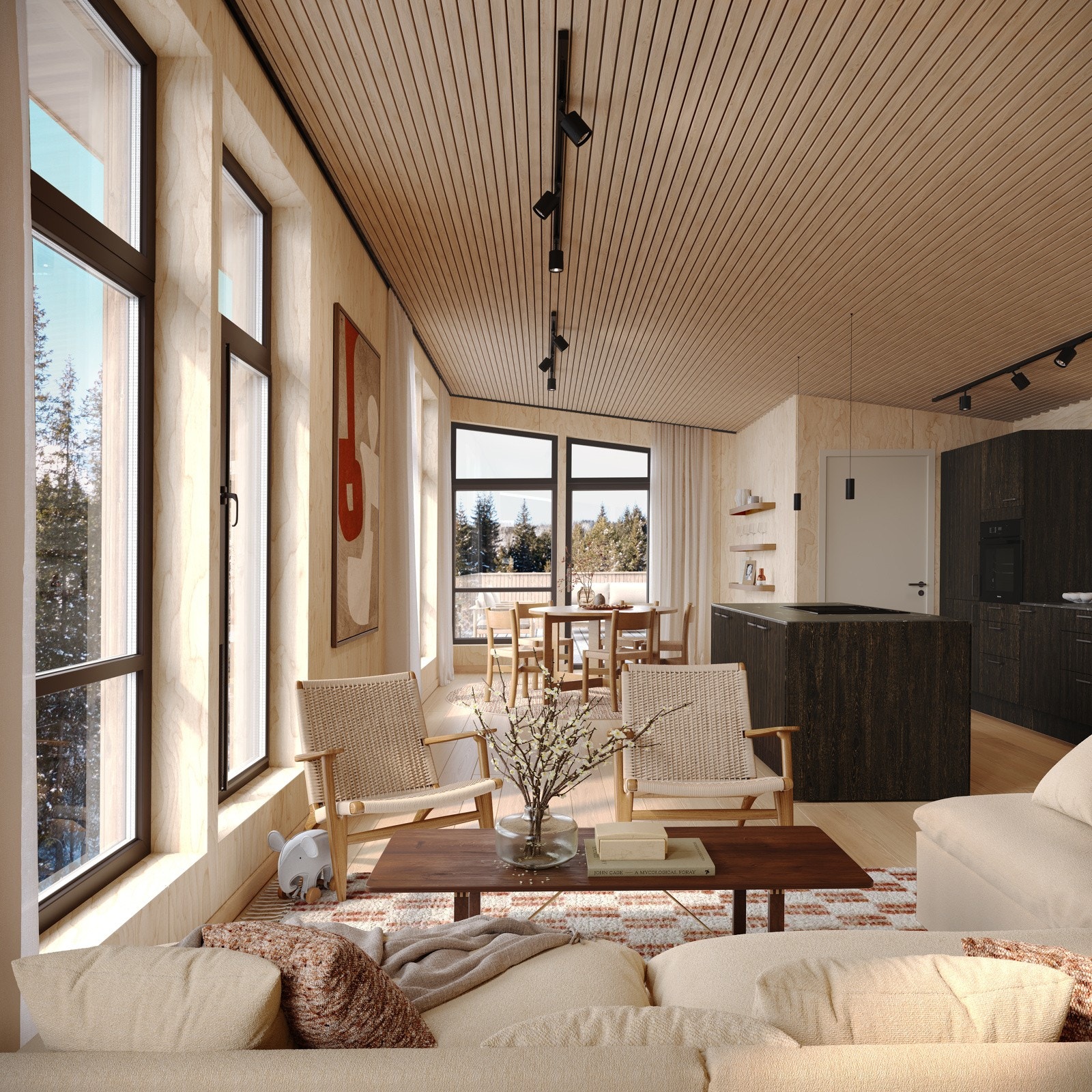 Illustrasjonsfoto stue Galleribilde