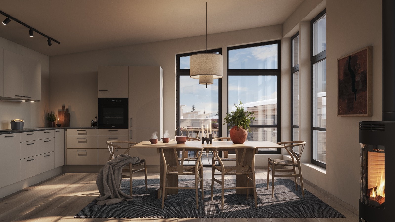 Illustrasjonsfoto fra kjøkken Galleribilde