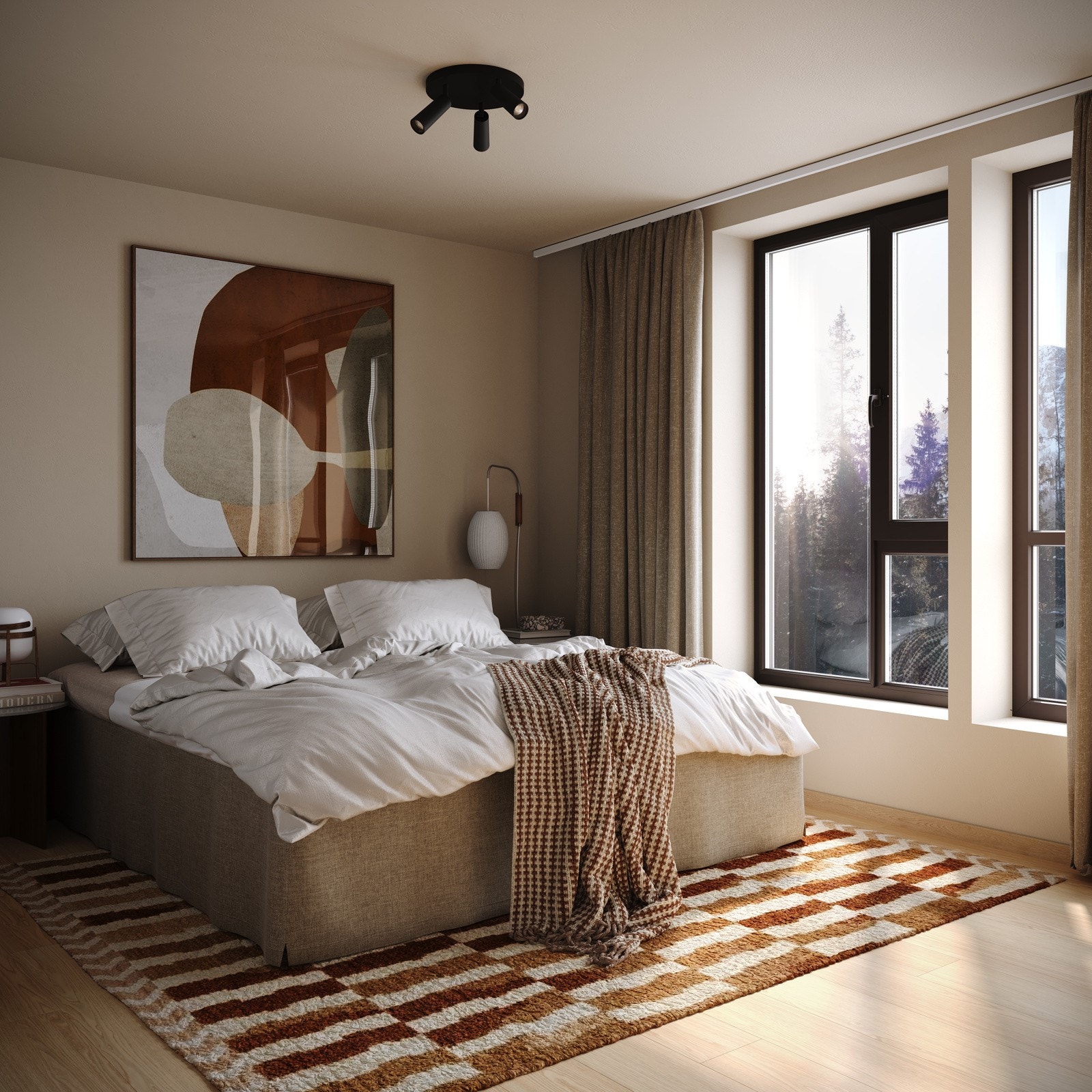 Illustrasjonsfoto soverom Galleribilde