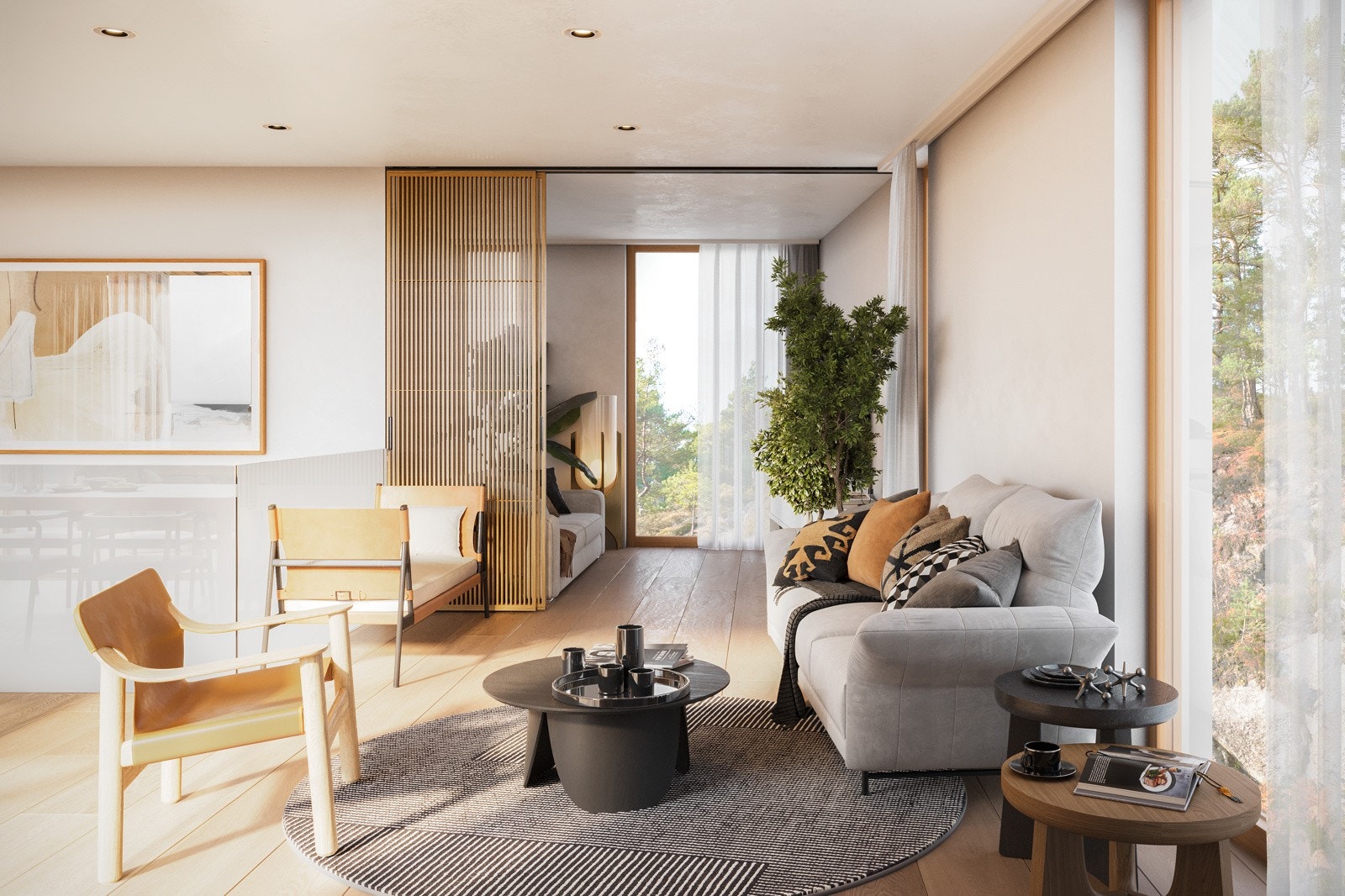 Eneboligene har høy teknisk standard. Det er varmepumpe og balansert ventilasjonsanlegg med varmegjenvinningsanlegg, med muligheter for å for vannbåren varme mot tilegg i prisen, under forutsetning av at kjøper kommer tidlig nok inn i prosessen. Galleribilde