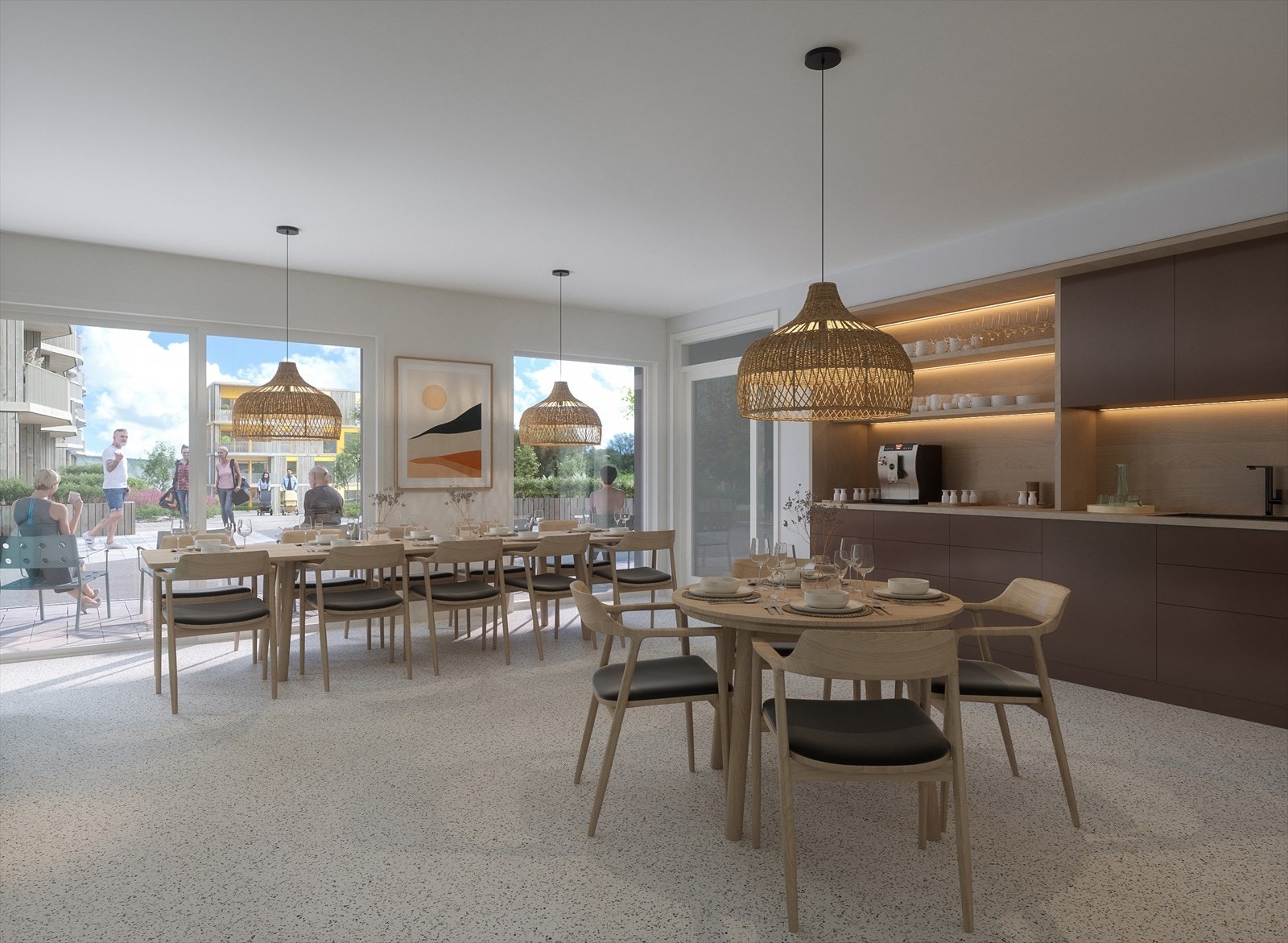 Nydelig og praktisk selskapslokal som kan leies til private arrangementer. Galleribilde