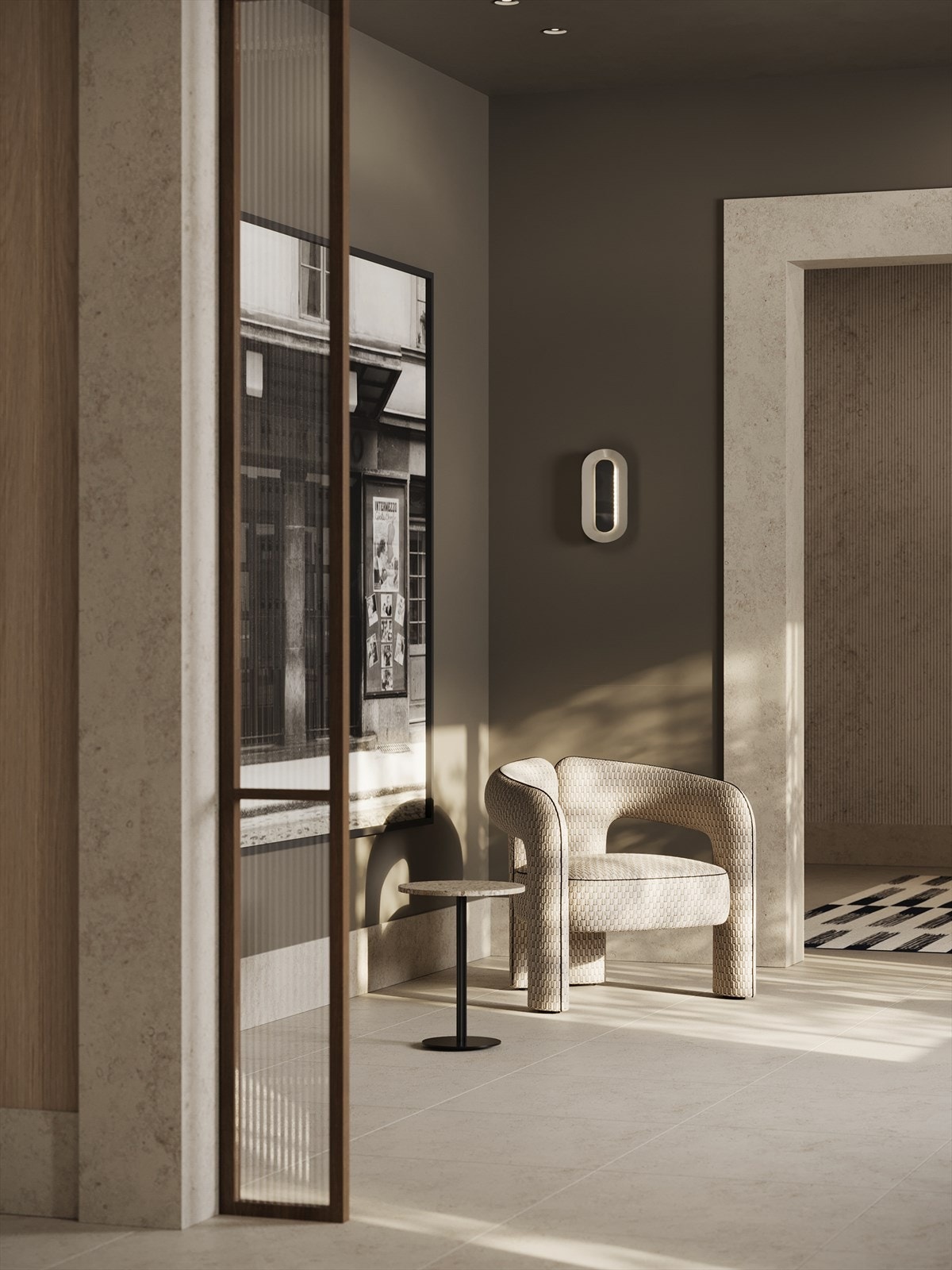 Med store, luftige rom som naturlig flyter inn i hverandre, fungerer lobbyen som en forlengelse av ditt hjem, et sted hvor du kan finne roen. Galleribilde