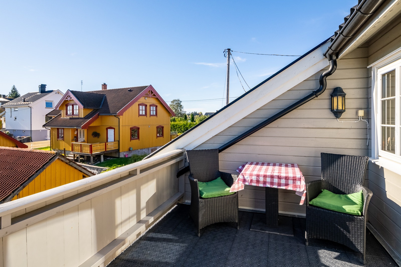 Terrasse uten innsyn. Galleribilde