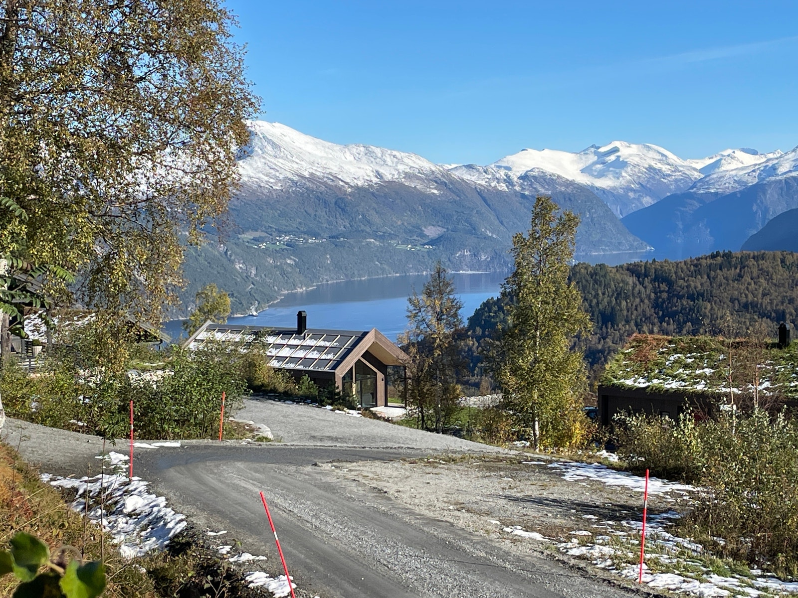 Flott utsikt fra hyttefeltet. Galleribilde