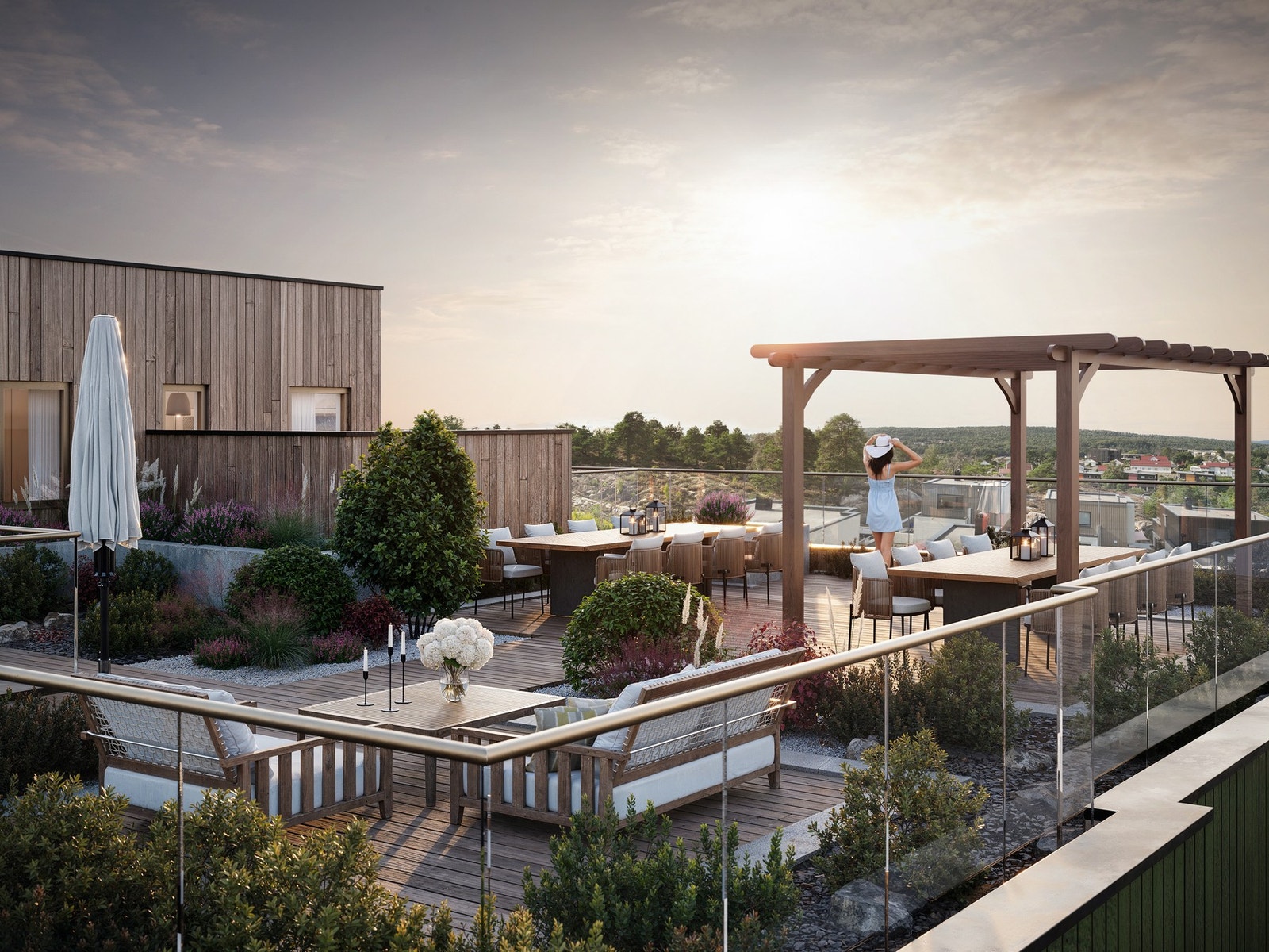 27 leiligheter under oppføring som bygges i moderne arkitektur Galleribilde