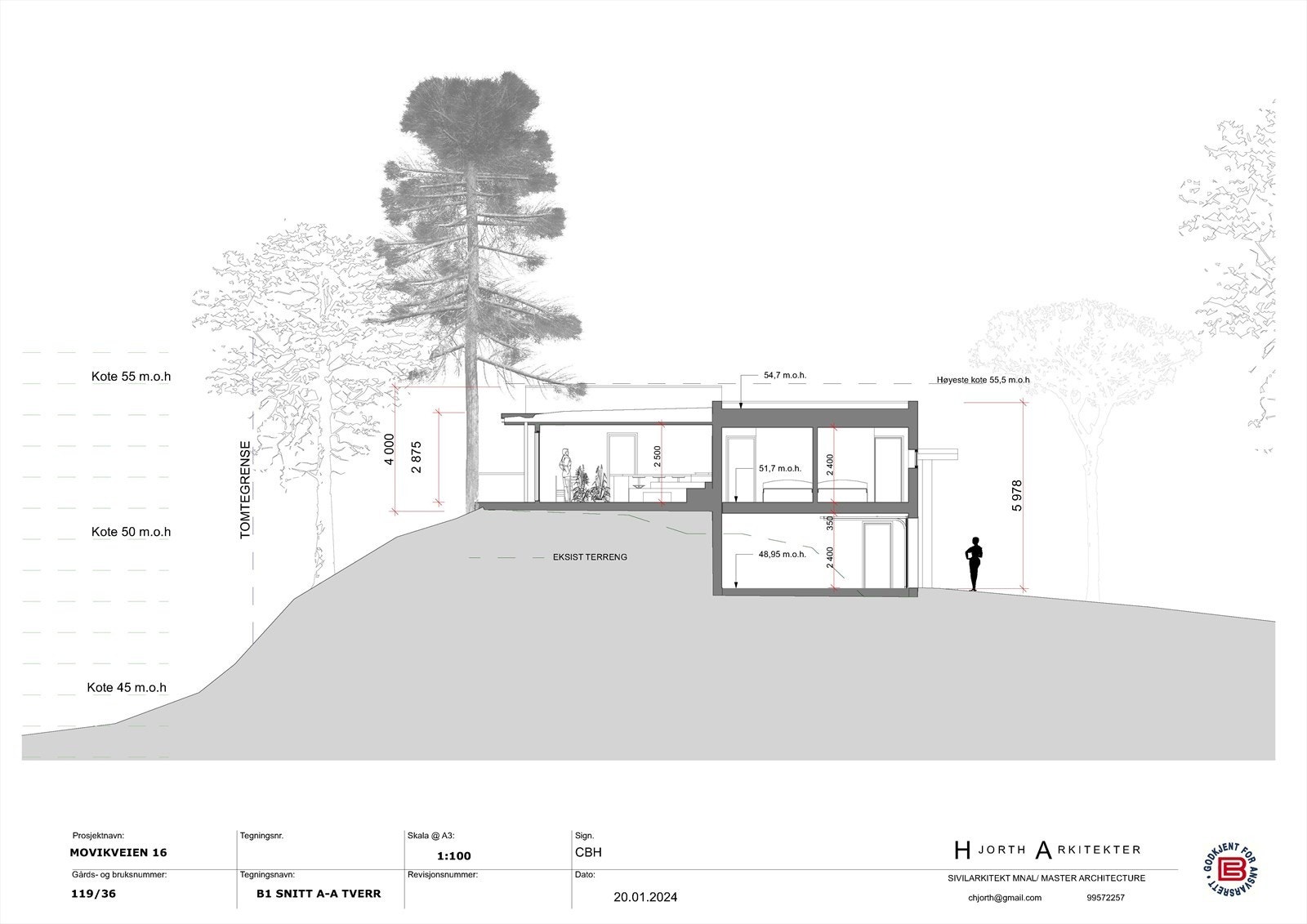 B1 Snitt A-A- Kortsnitt.jpg Galleribilde