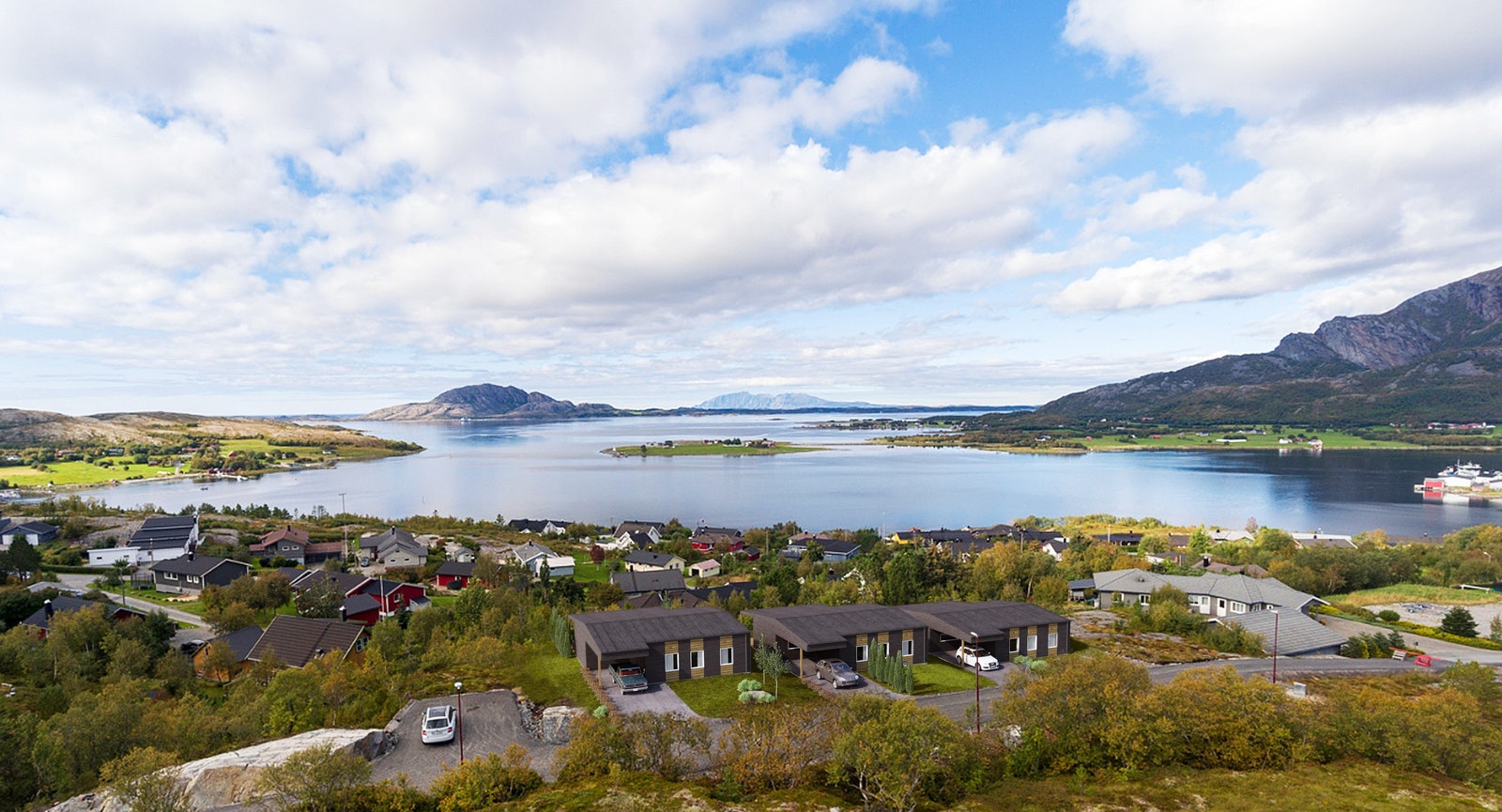 Nydelig utsikt mot Vest Galleribilde