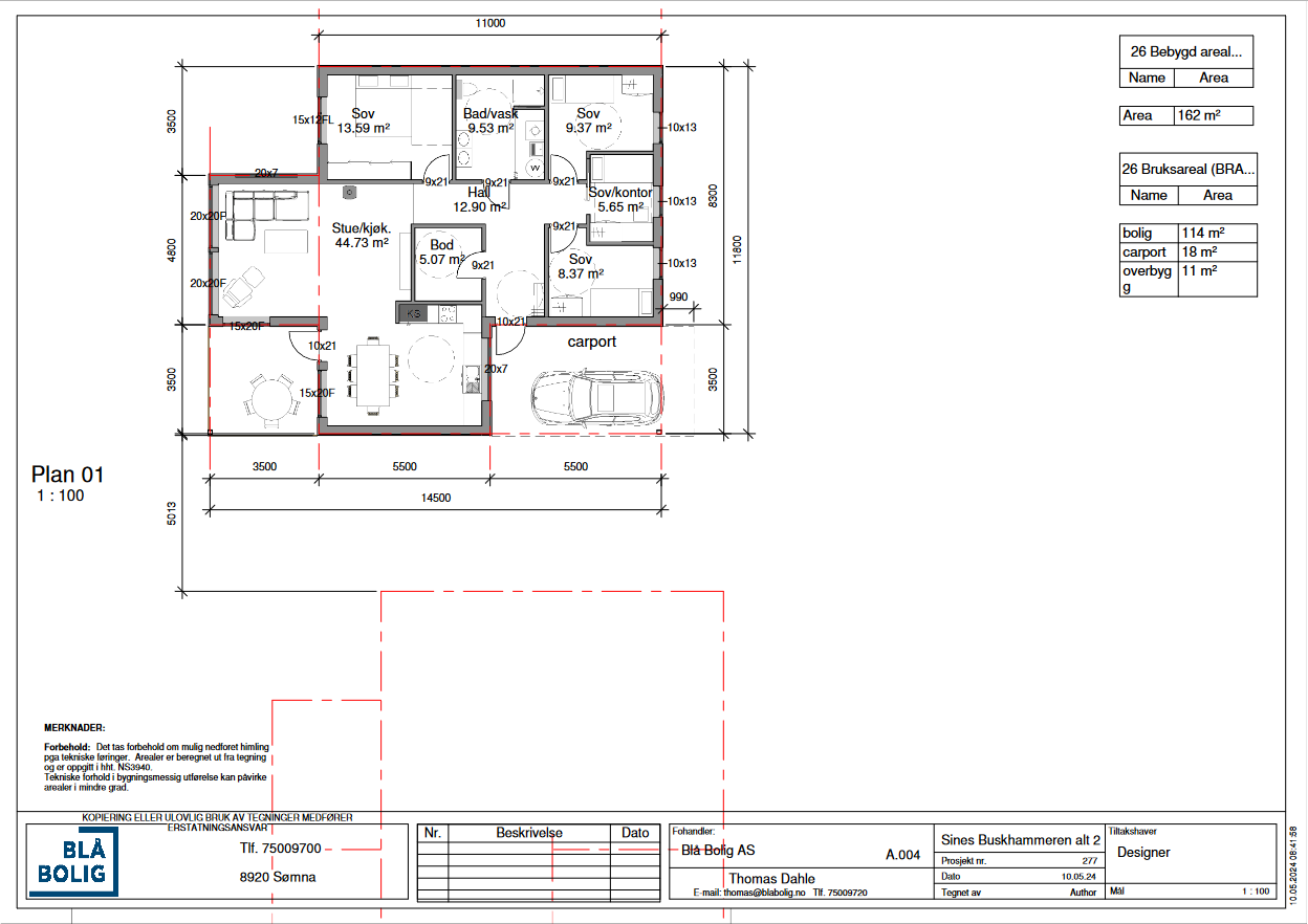 Plantegning Galleribilde