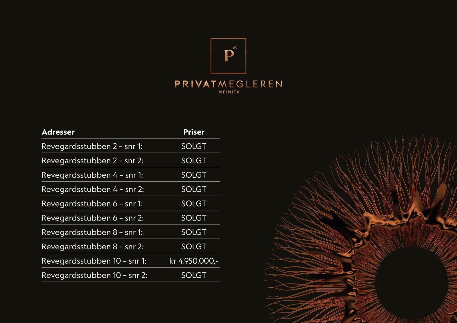PM Infinita prisliste liggende okt-24 Galleribilde