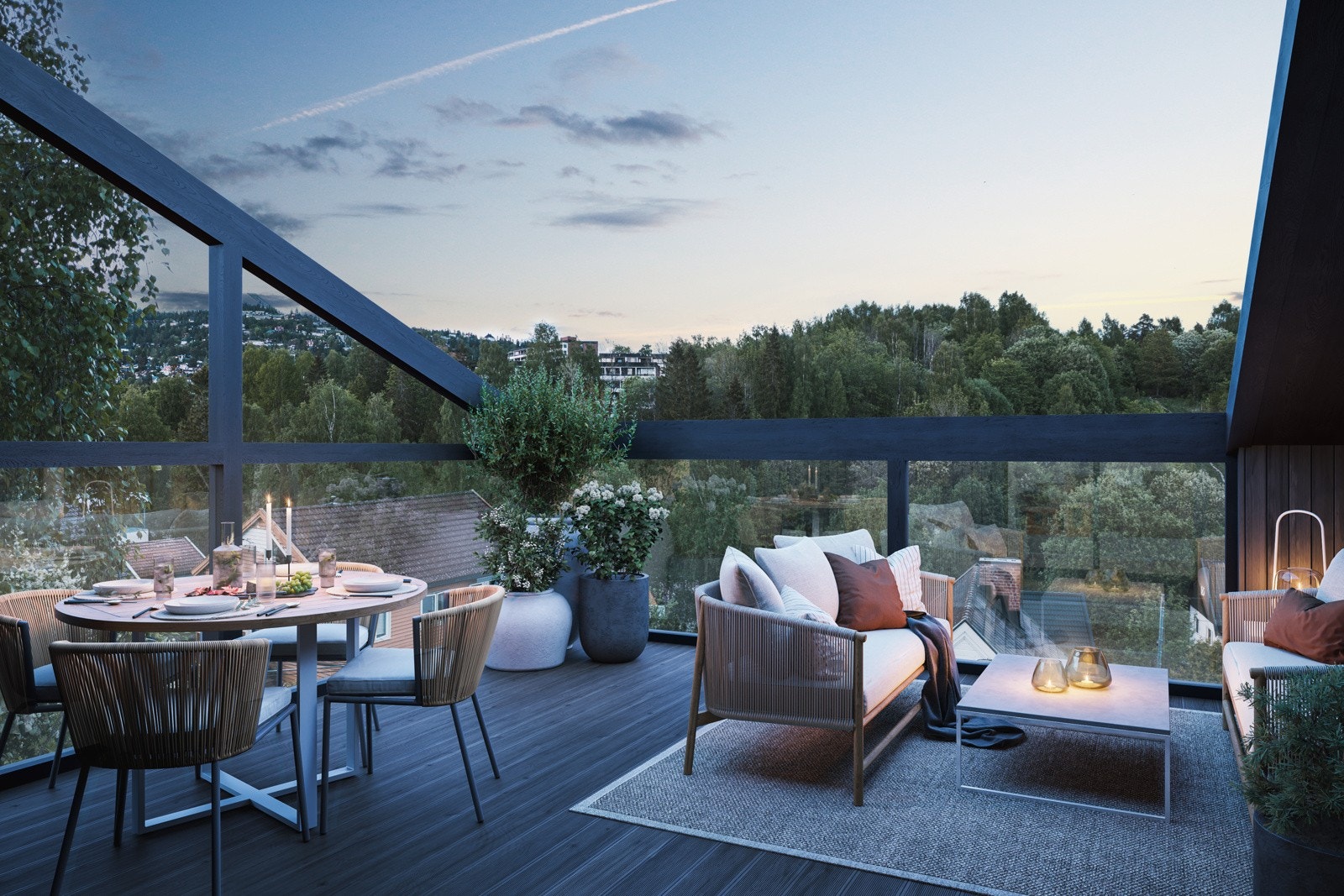 Flott utsyn over nærområdet. Galleribilde