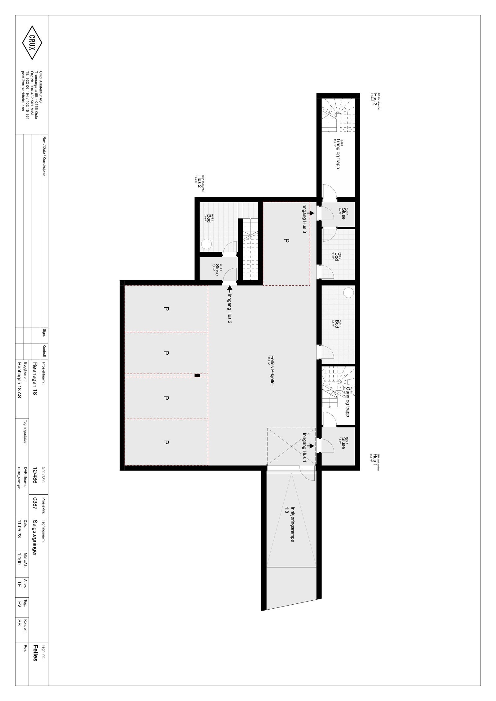 Underjordisk garasje. Galleribilde