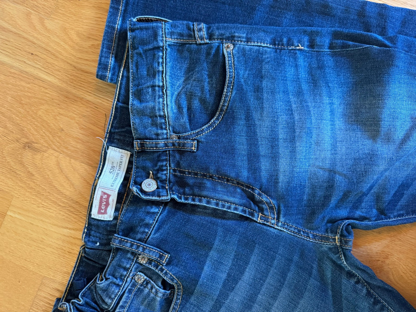 Levis 520 extreme taper fit str. 16 FINN torget