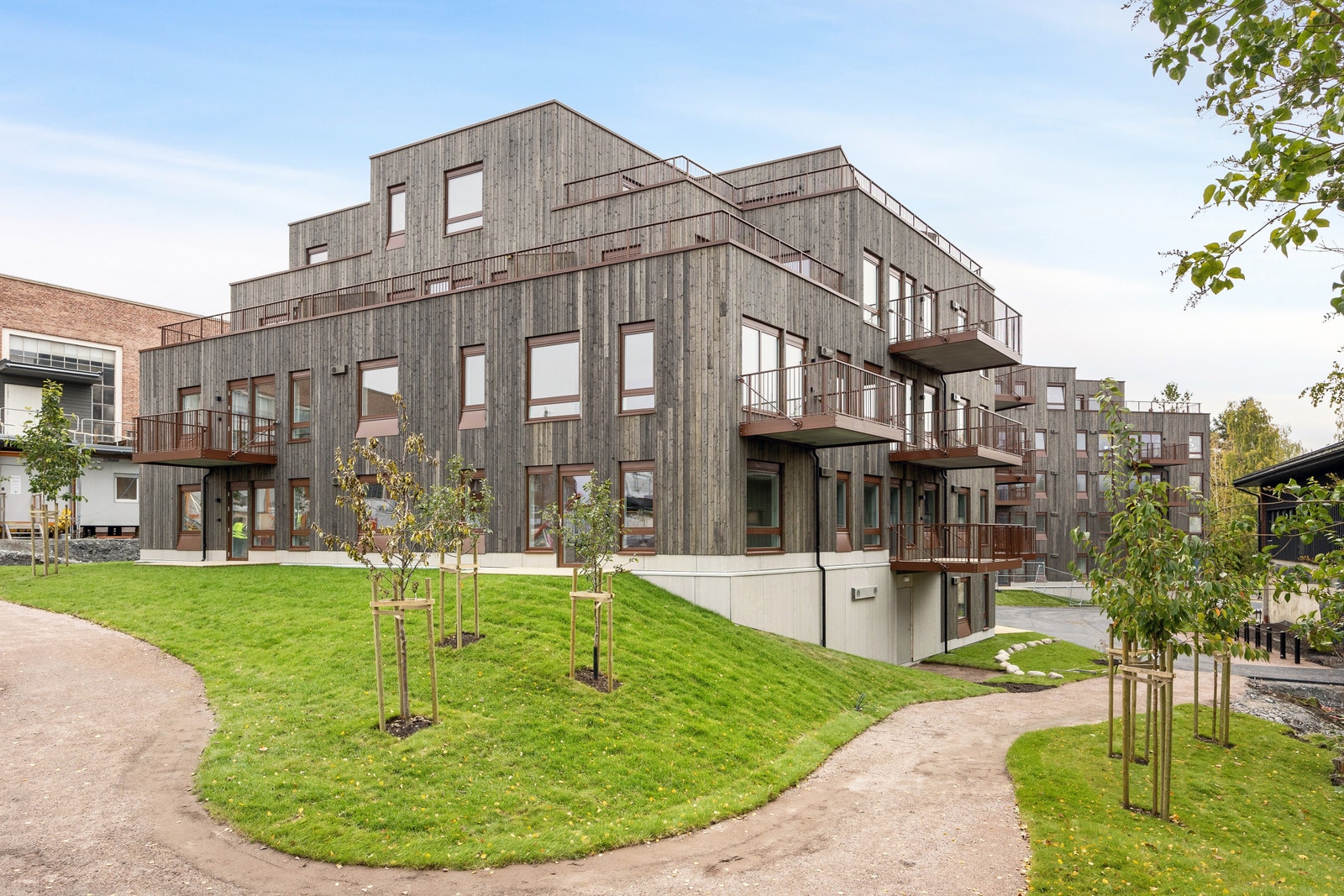 Velkommen til Verkstedhagen! Innflyttingsklare leiligheter i ulike størrelser. Prosjektet er ferdigstilt. Galleribilde